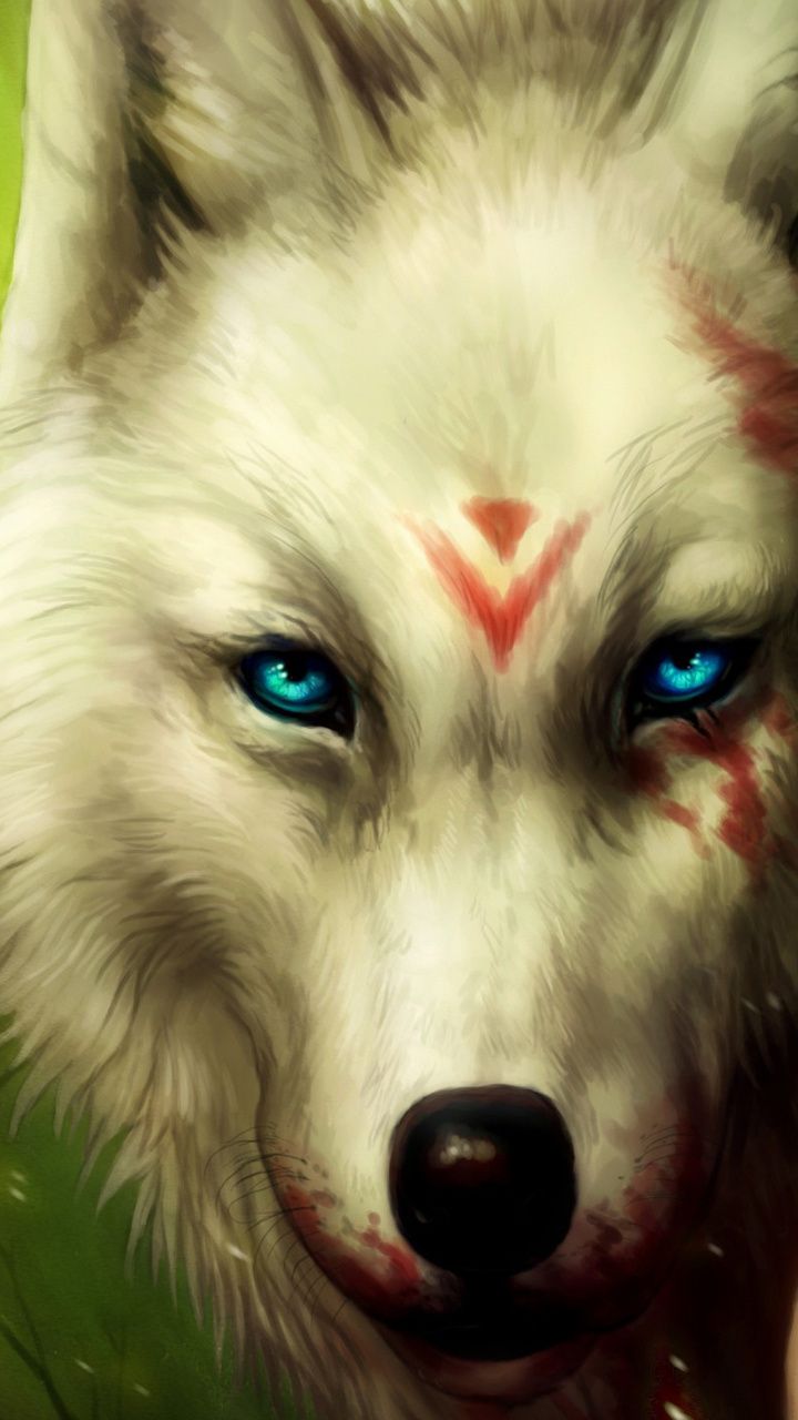 Anime White Wolf Wallpapers