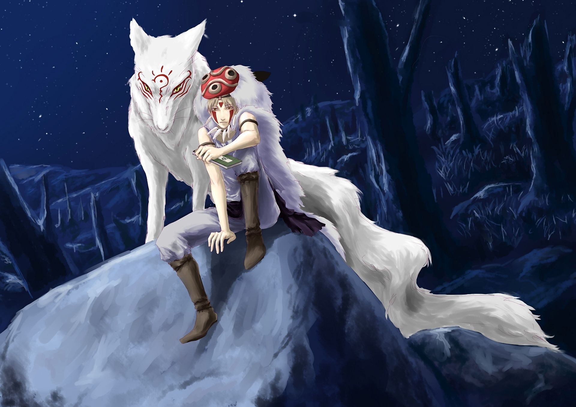 Anime White Wolf Wallpapers