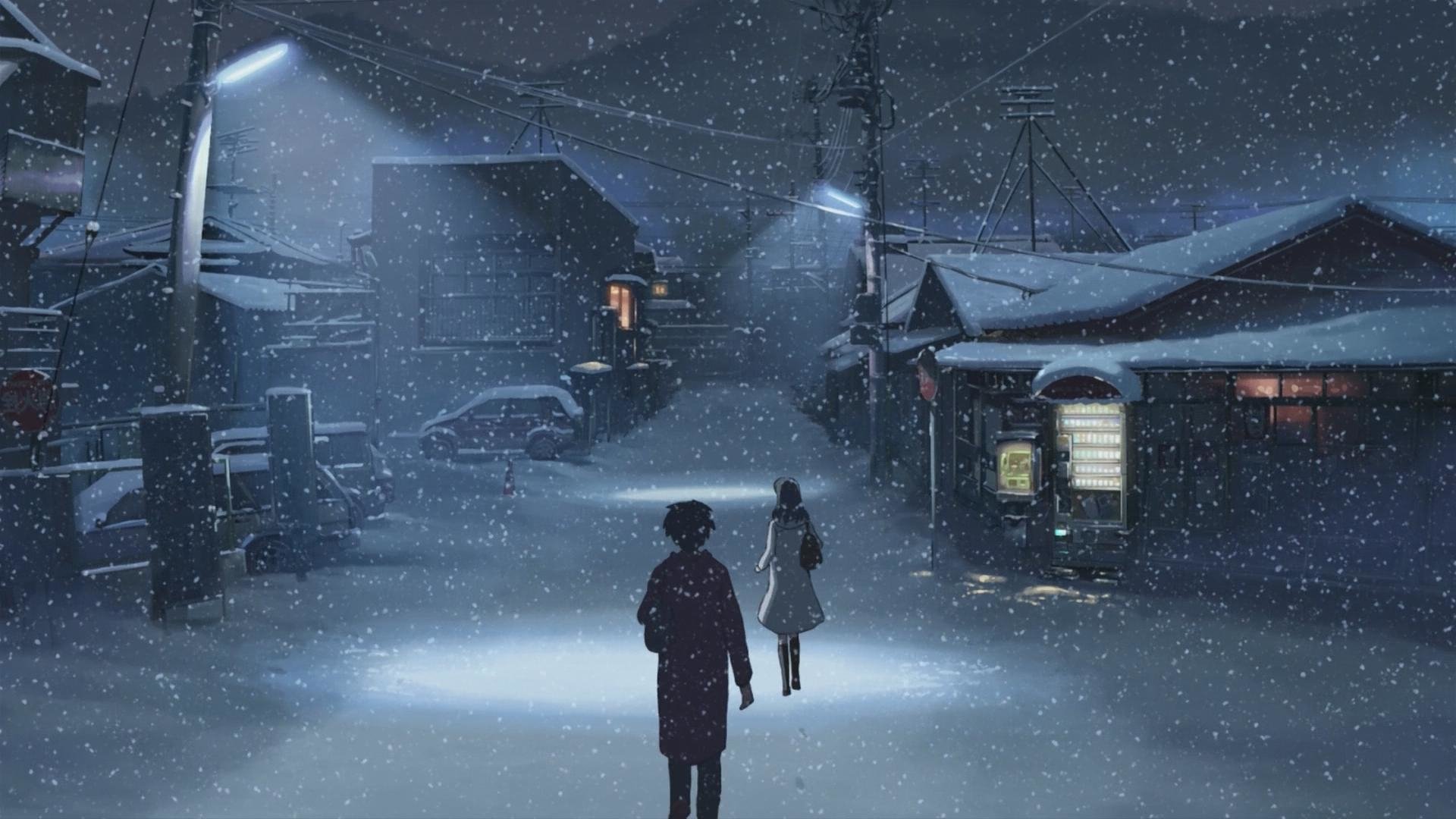 Anime Winter Scenery Wallpapers
