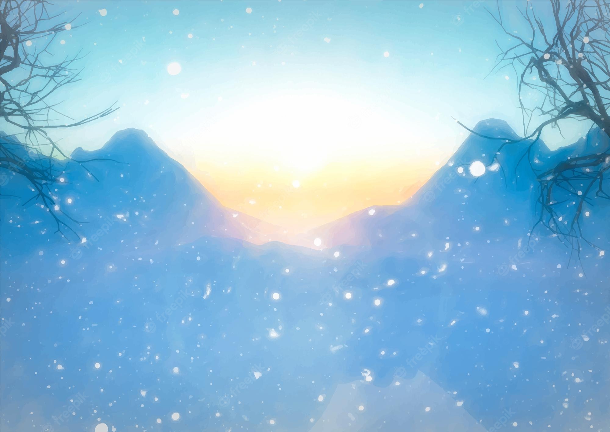 Anime Winter Scenery Wallpapers