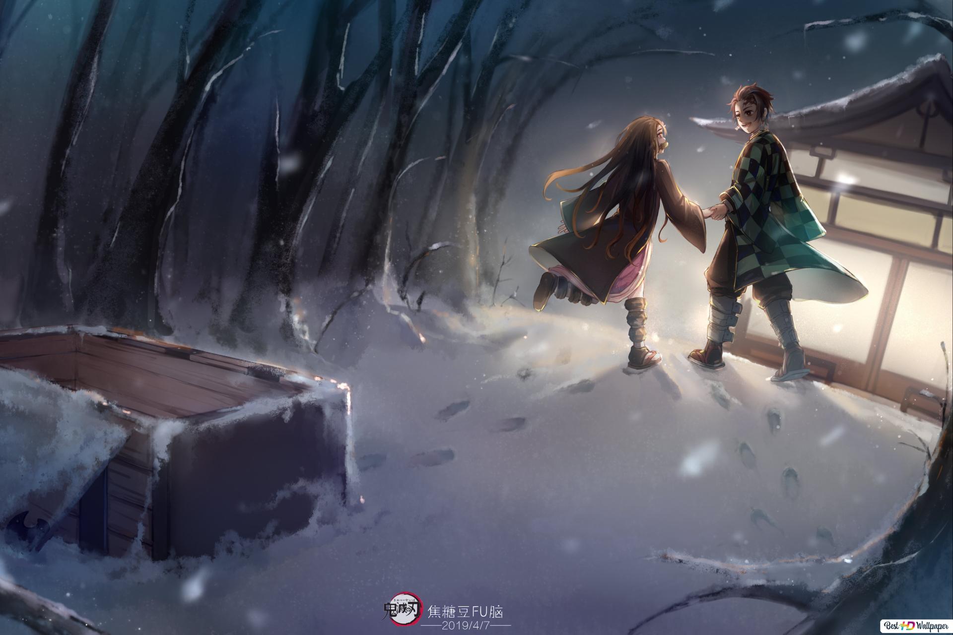 Anime Winter Scenery Wallpapers