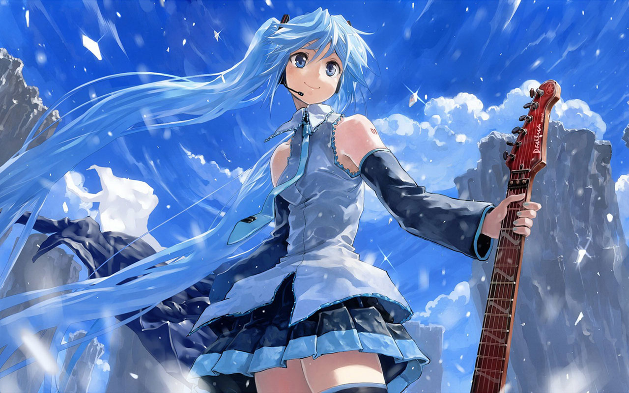 Anime With Guitar Wallpapers