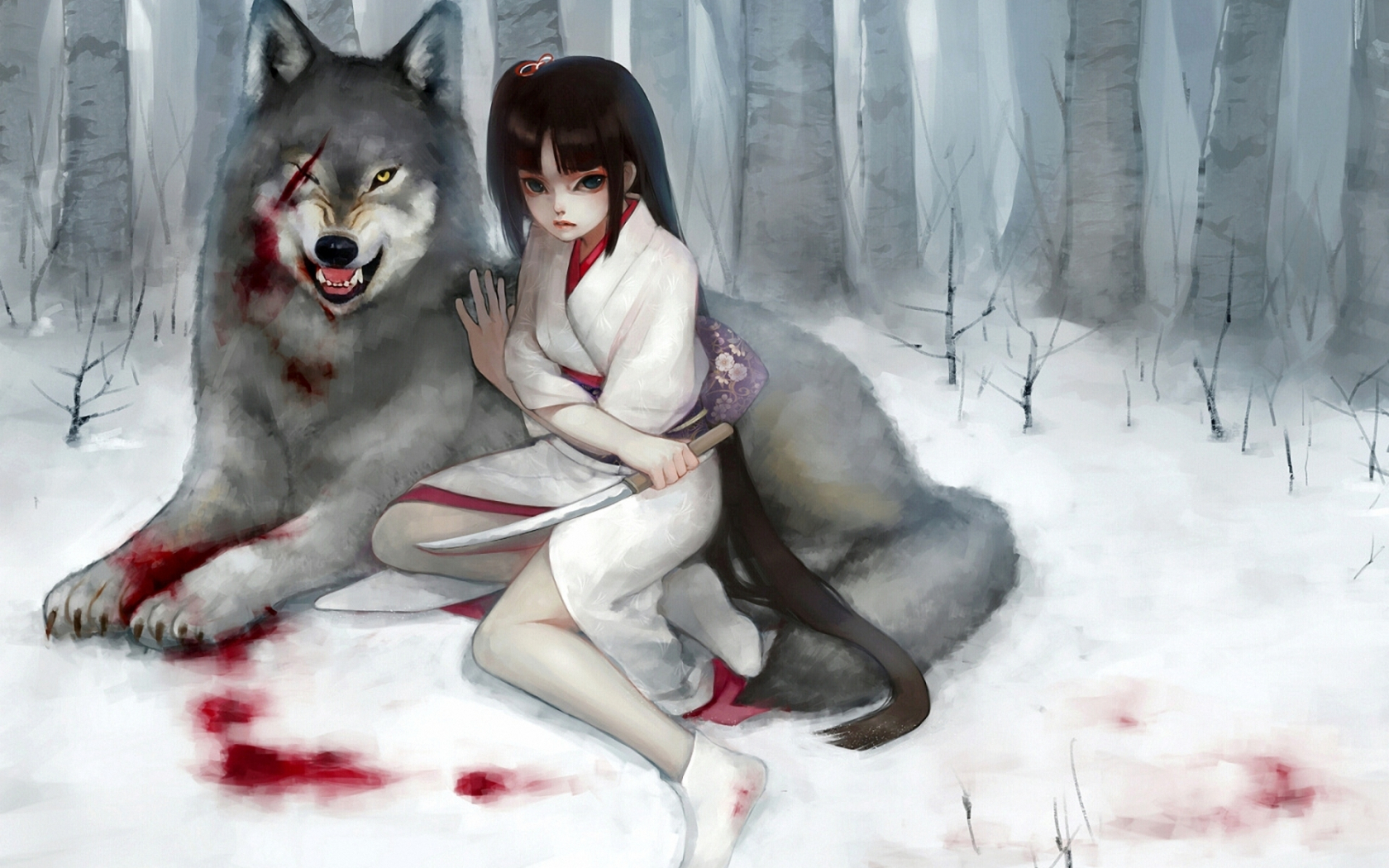 Anime Wolf Girl Wallpapers