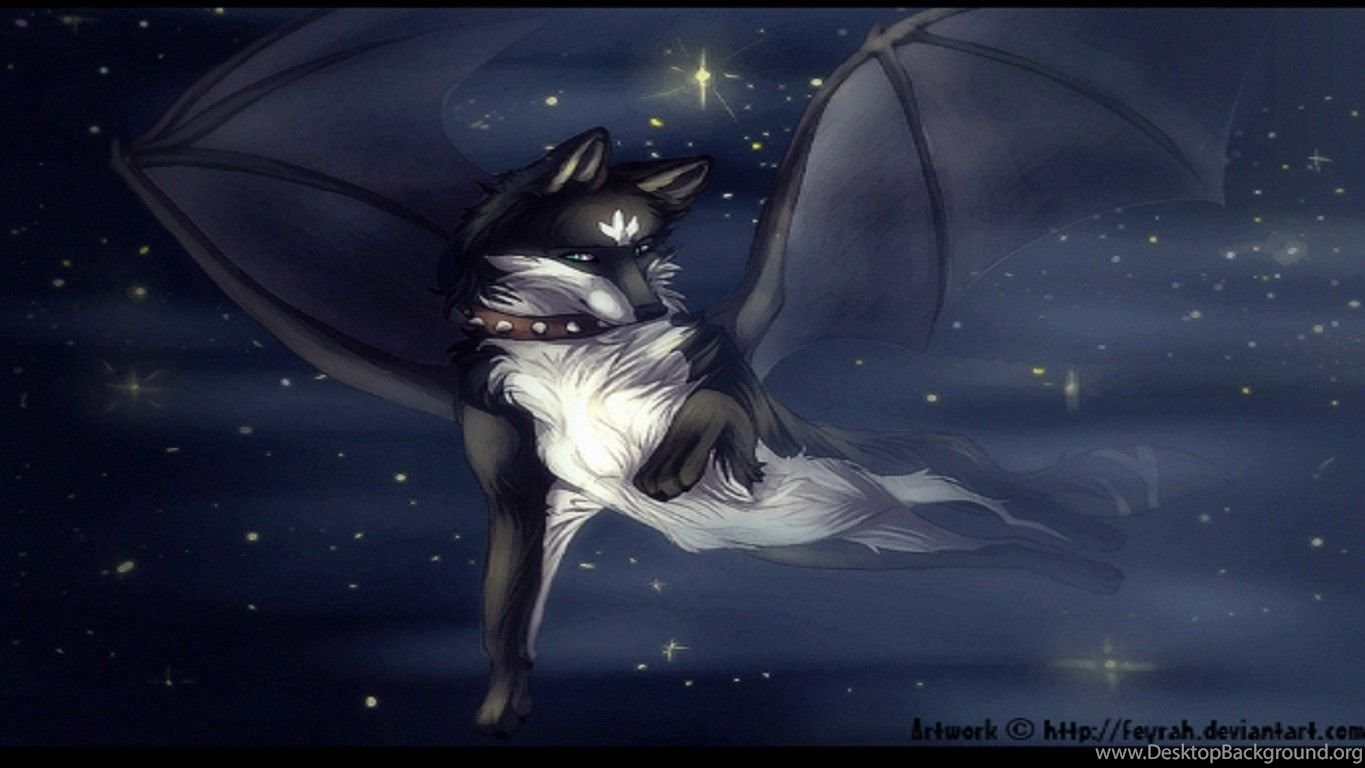 Anime Wolves With Wings Wallpapers