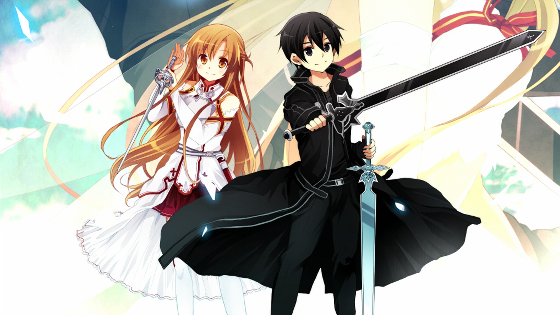 Asuna Yuuki &Amp; Kirito Cool Sword Art Online Wallpapers