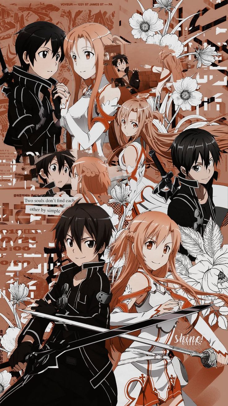 Asuna Yuuki &Amp; Kirito Cool Sword Art Online Wallpapers