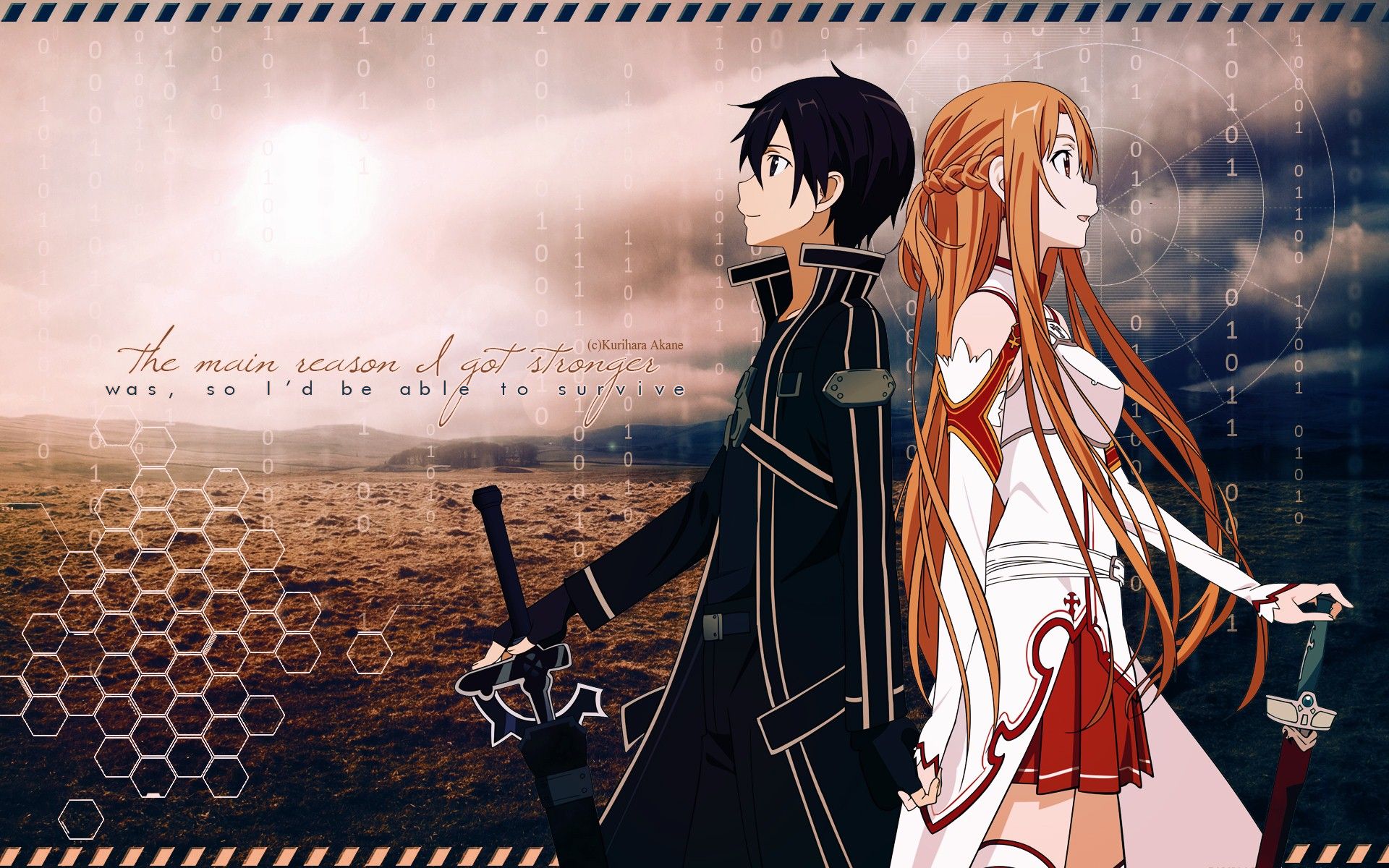 Asuna Yuuki &Amp; Kirito Cool Sword Art Online Wallpapers