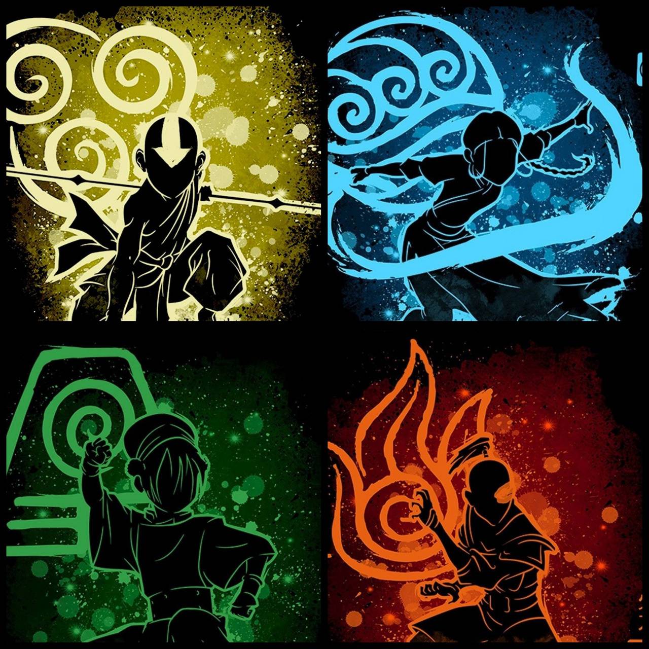 Avatar The Last Airbender Elements Wallpapers