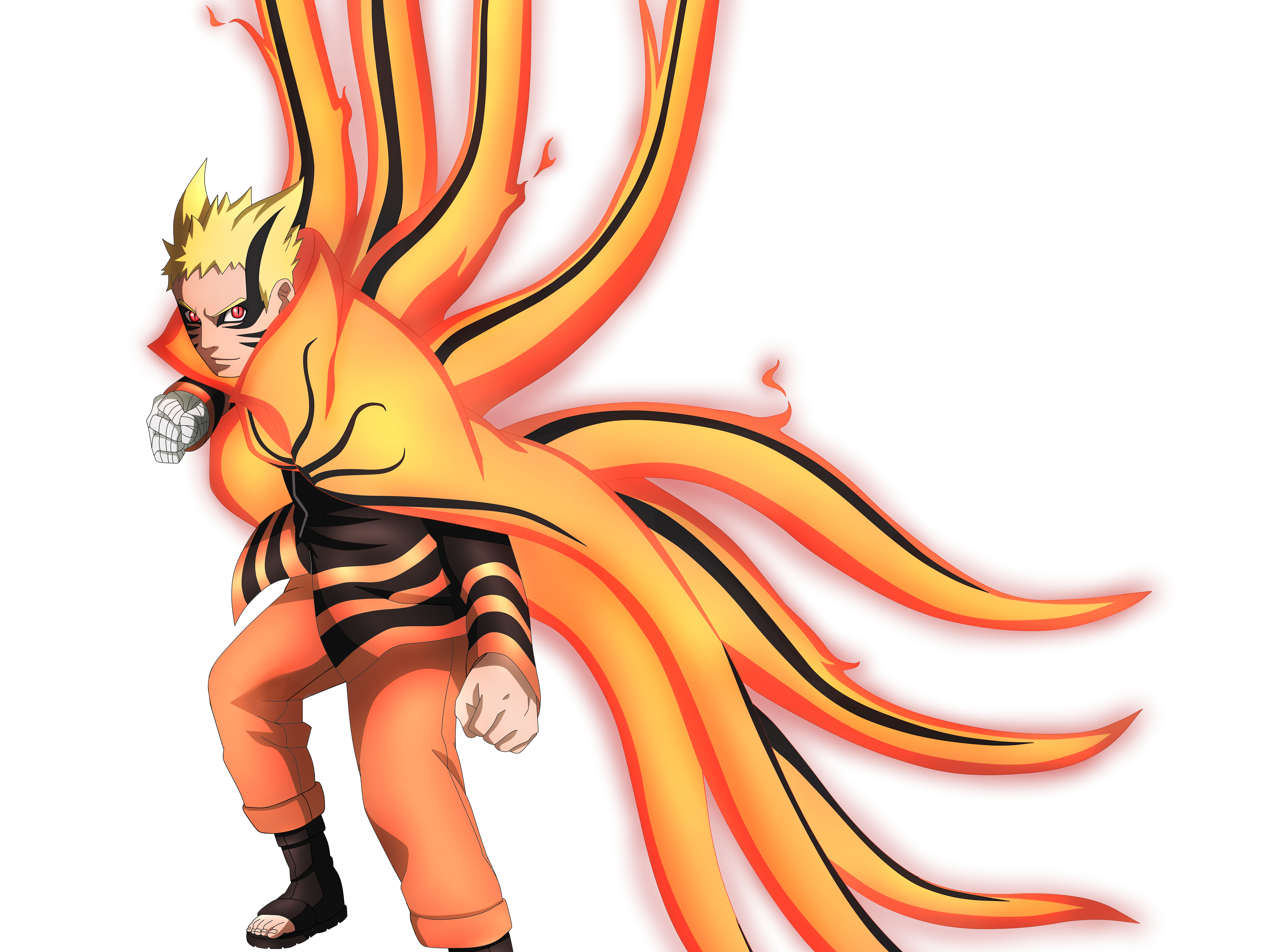 Baryon Mode Art Naruto 2021 Wallpapers