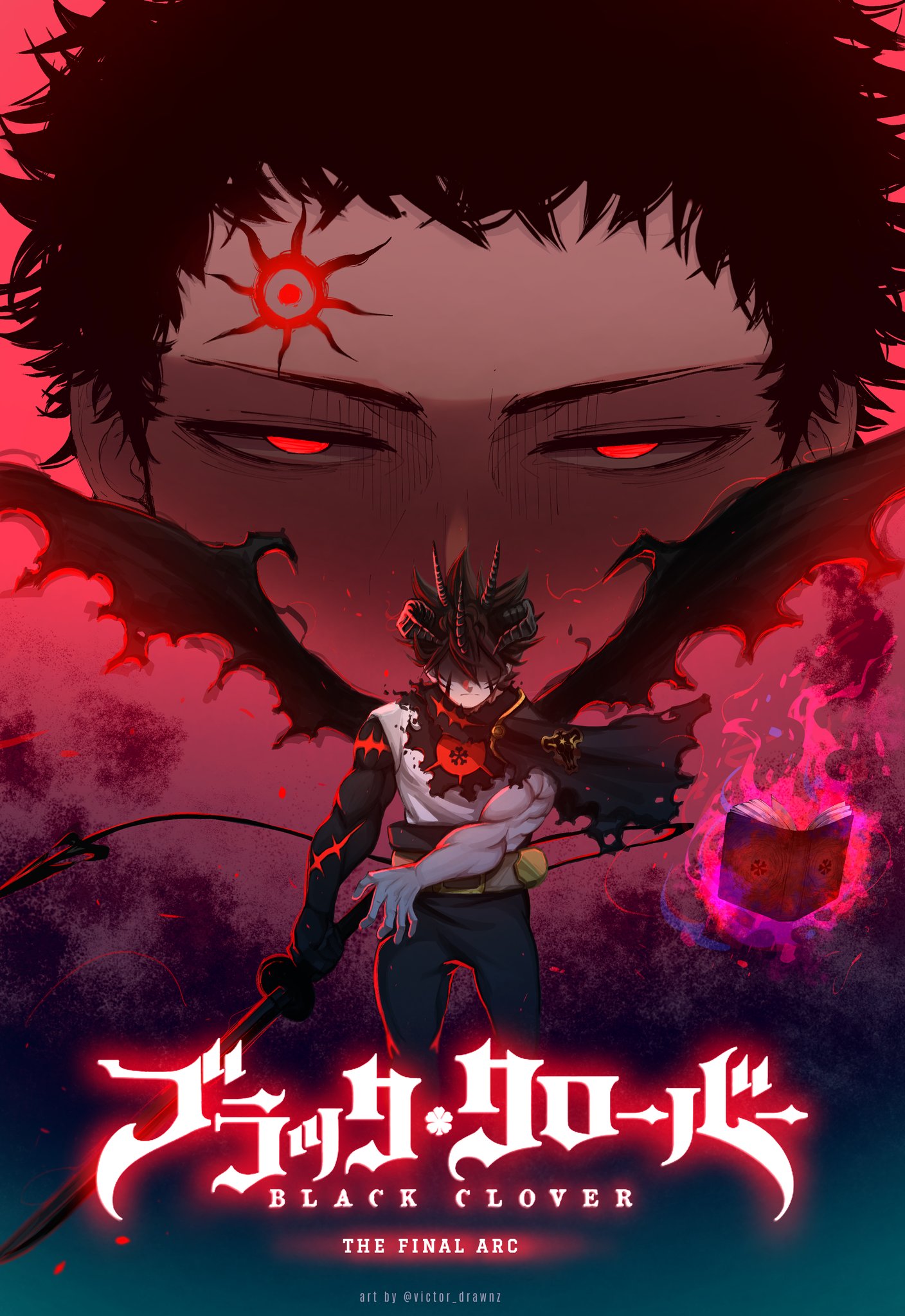 Black Clover Asta Art Wallpapers