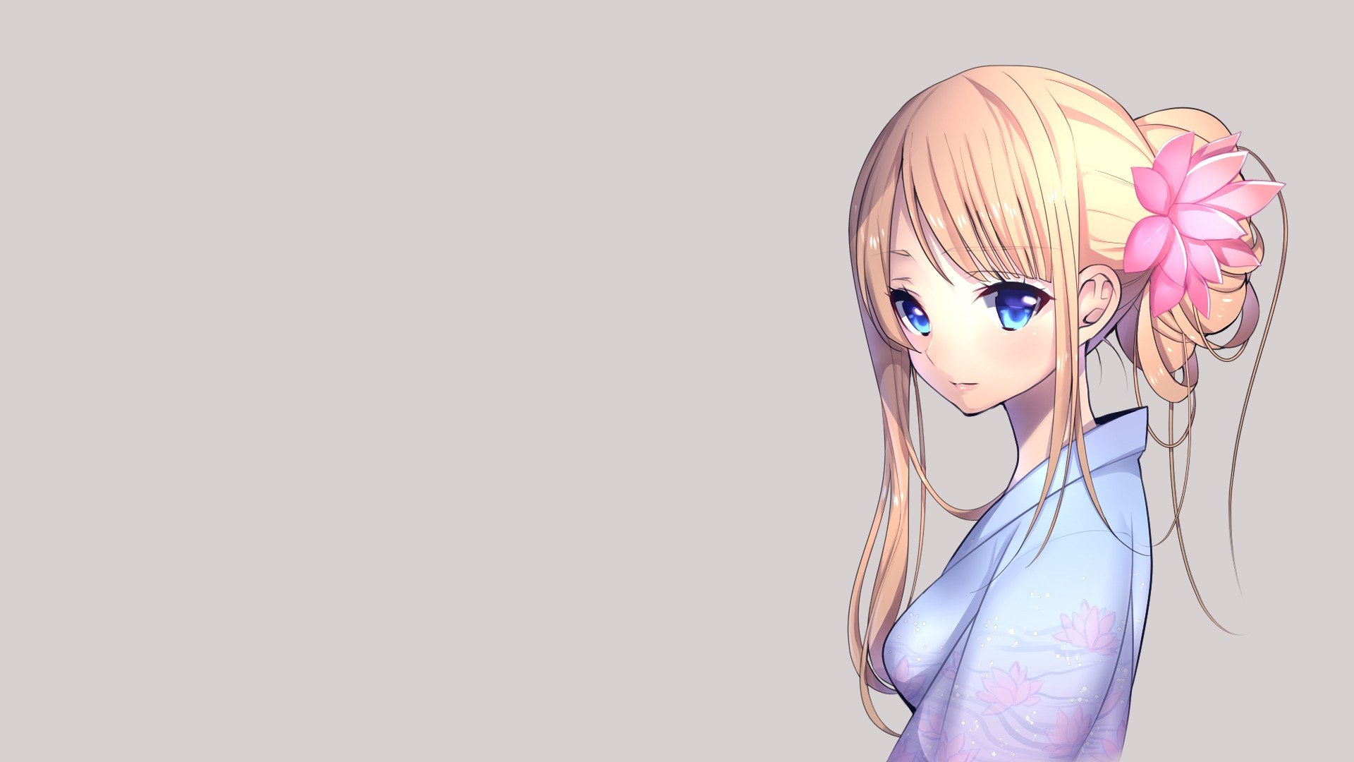 Blonde  Blue Eye Anime Girl Wallpapers