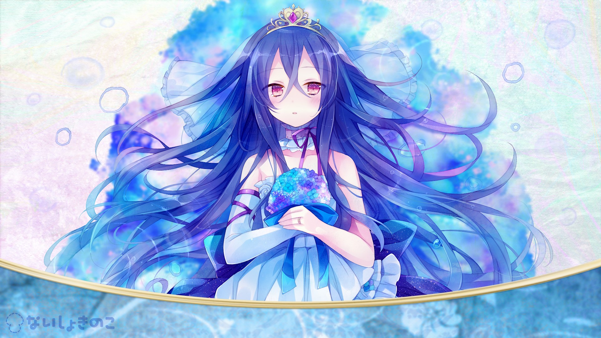 Blue Haired Anime Girl Wallpapers