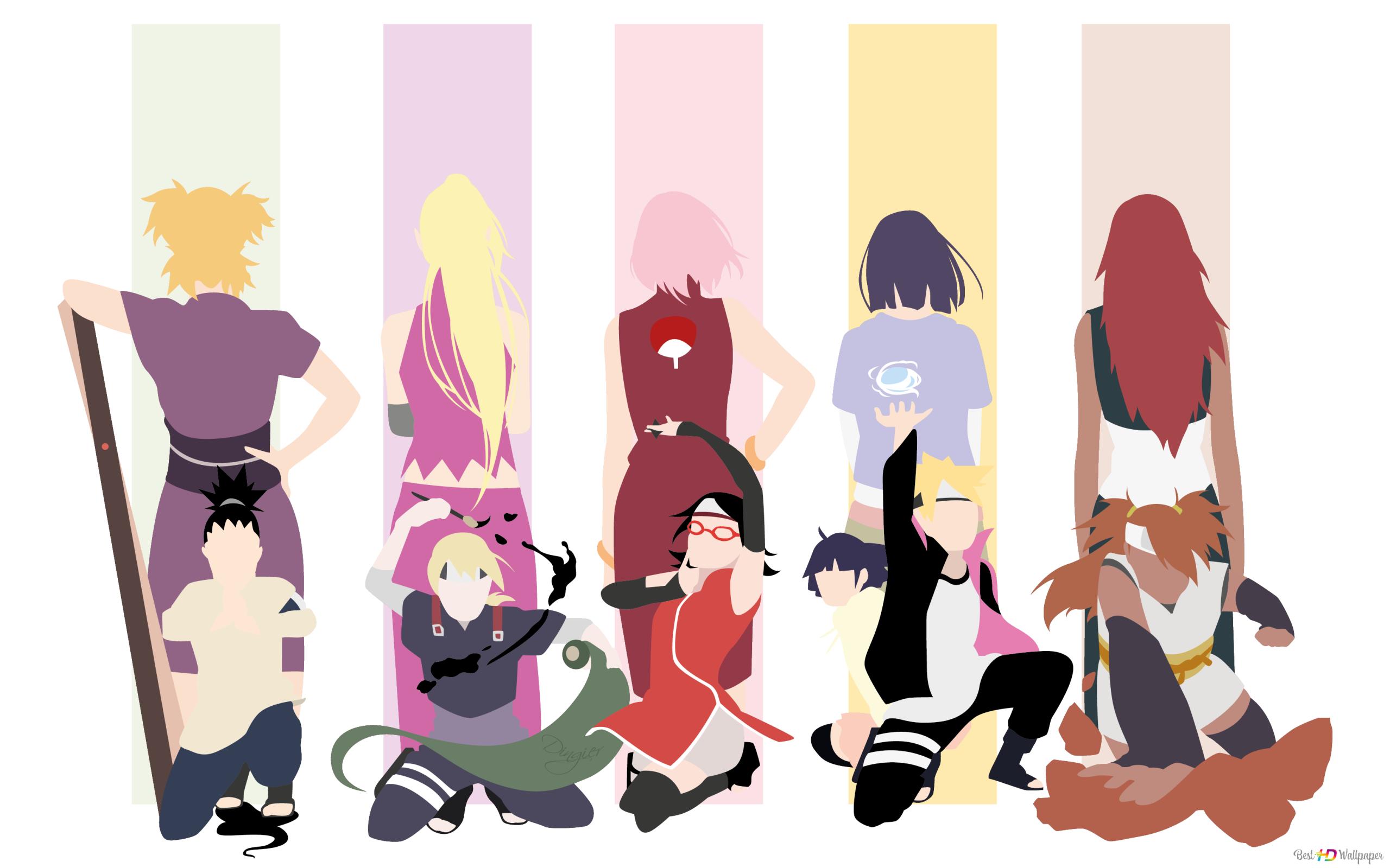 Boruto Minimal Vector Wallpapers