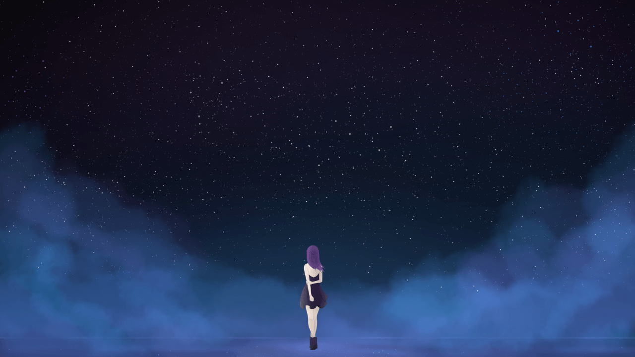 Broken Girl Looking At Sky Wallpapers