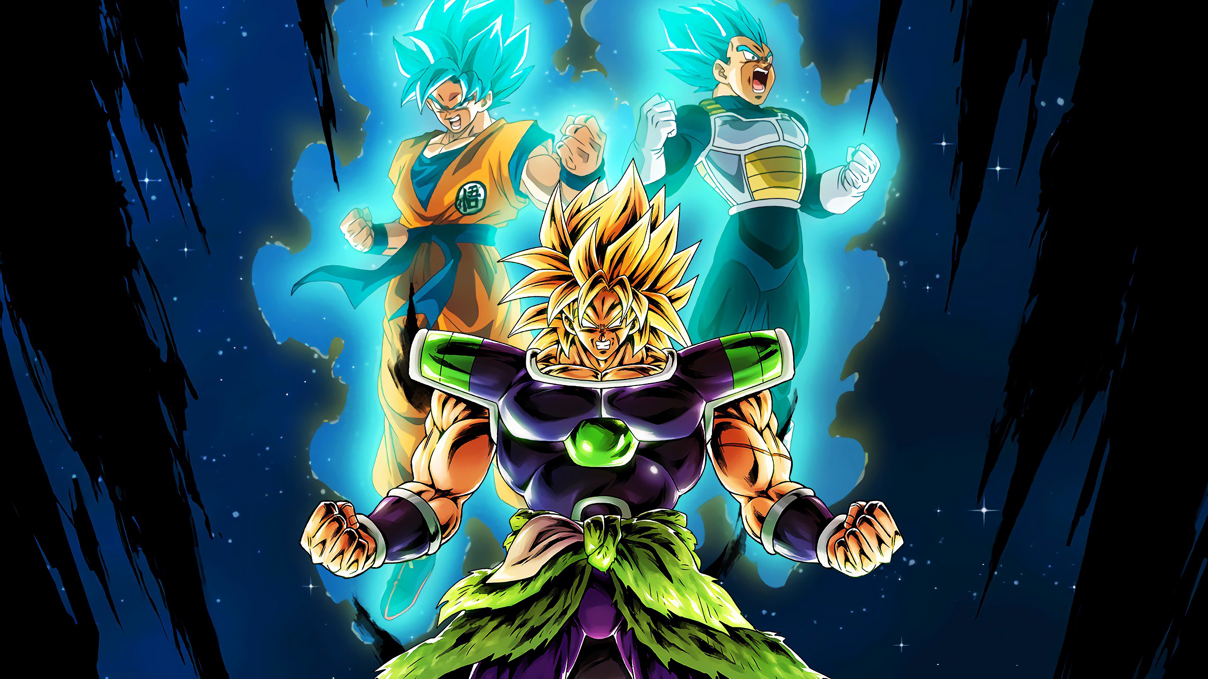 Broly Goku And Vegeta Wallpapers