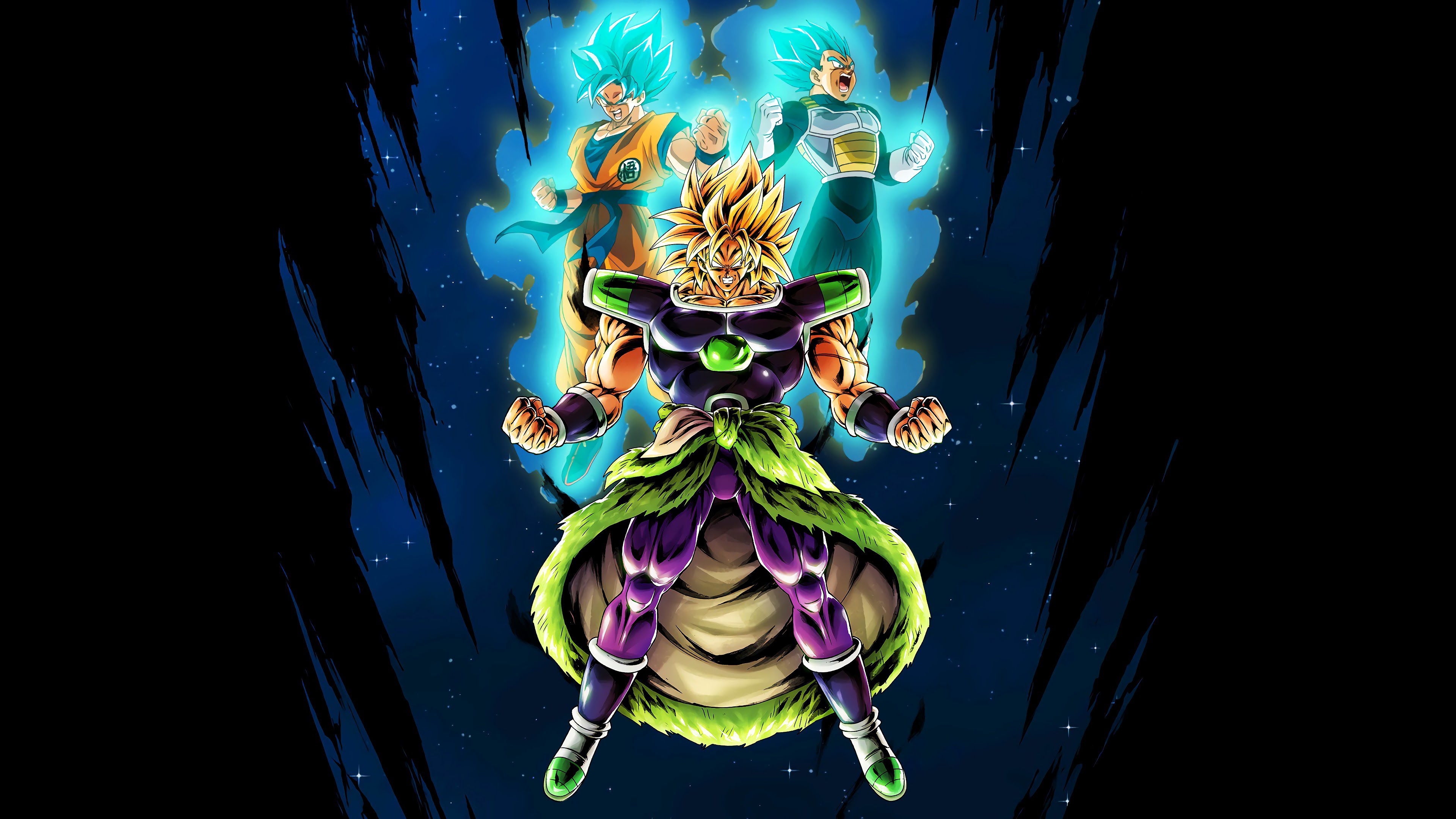 Broly Goku And Vegeta Wallpapers