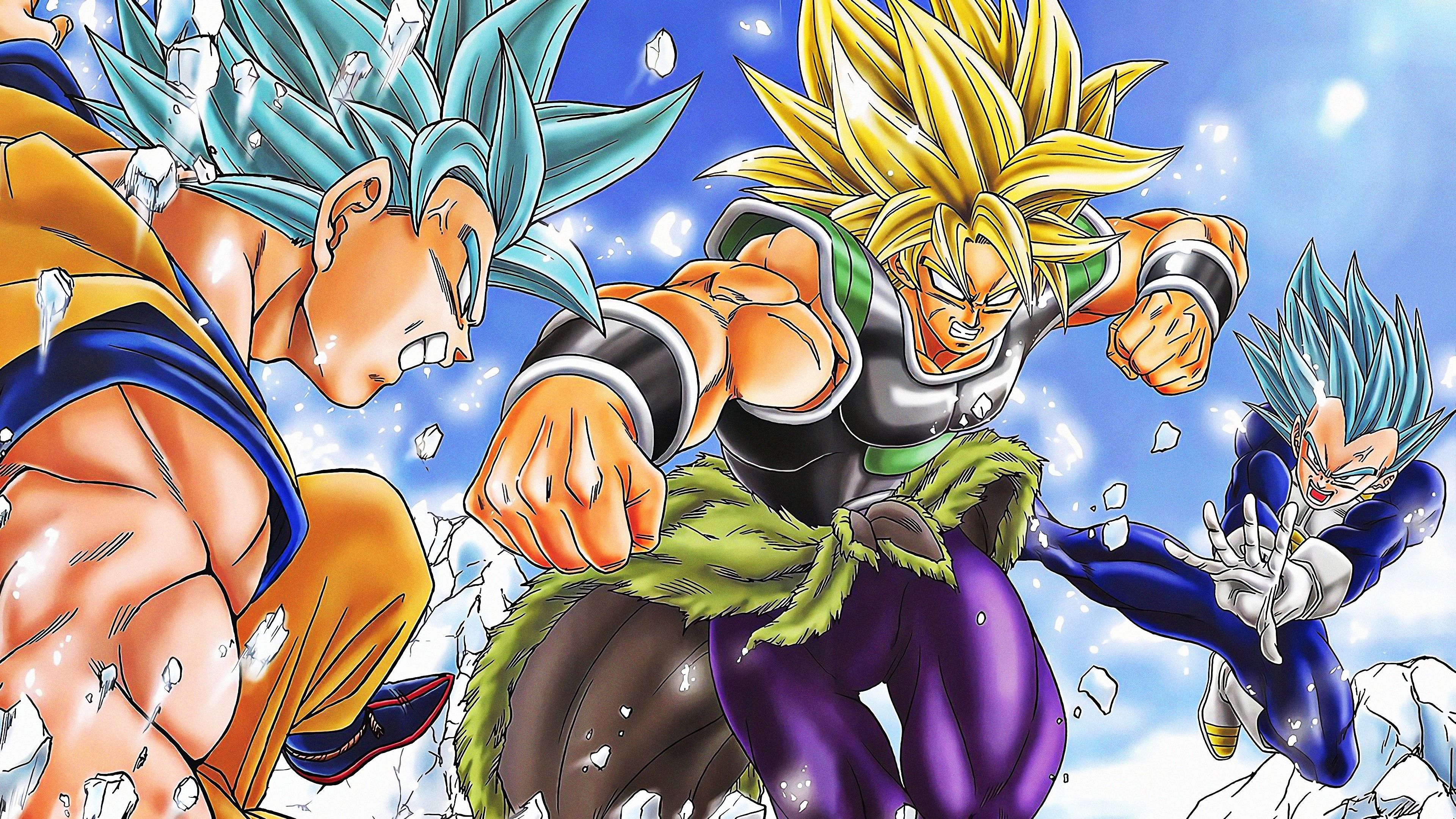 Broly Goku And Vegeta Wallpapers