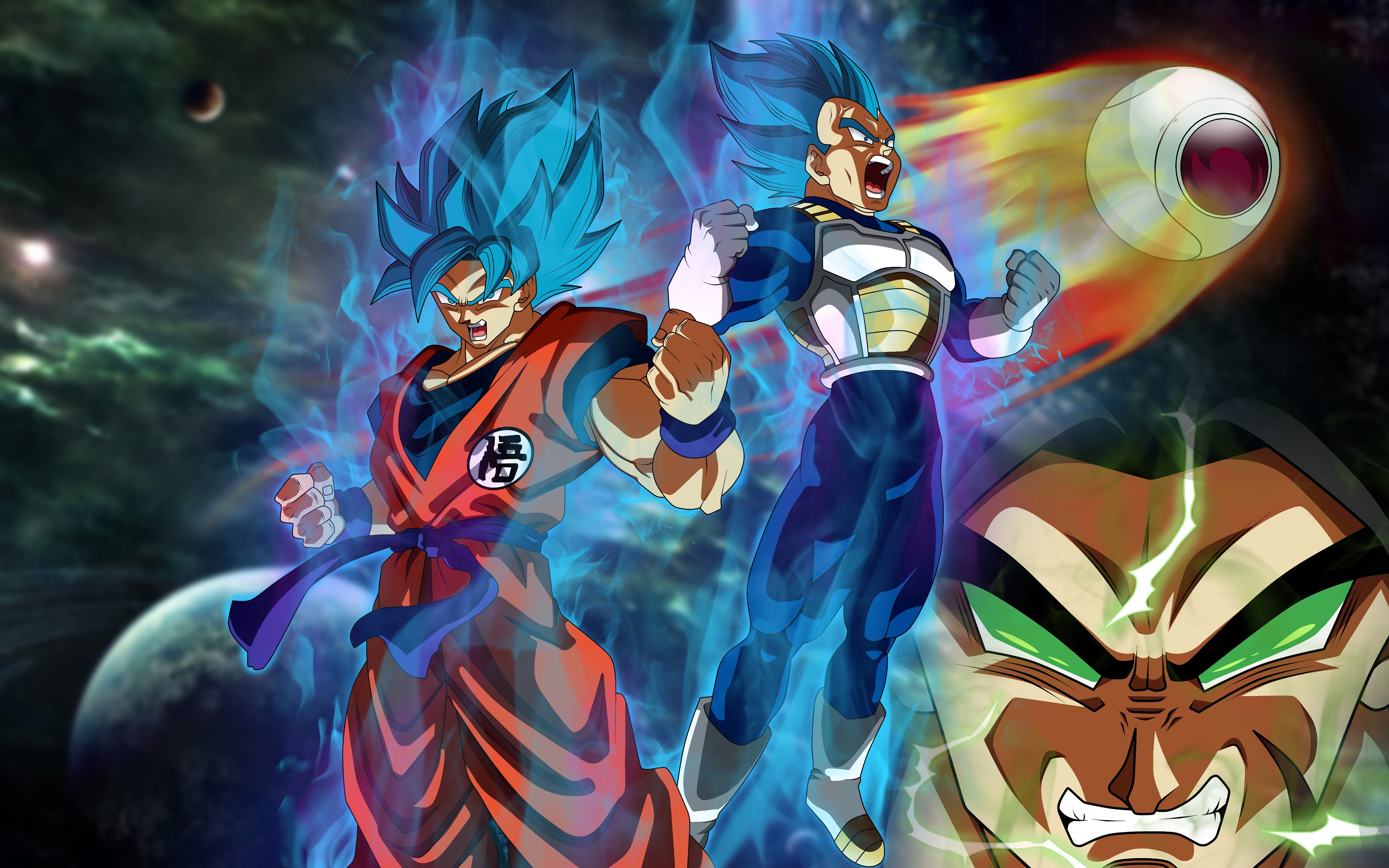 Broly Goku And Vegeta Wallpapers