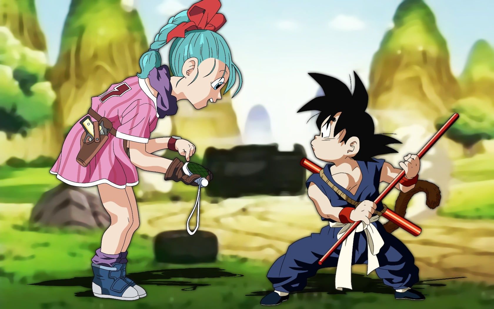 Bulma And Goku Dragon Ball Wallpapers