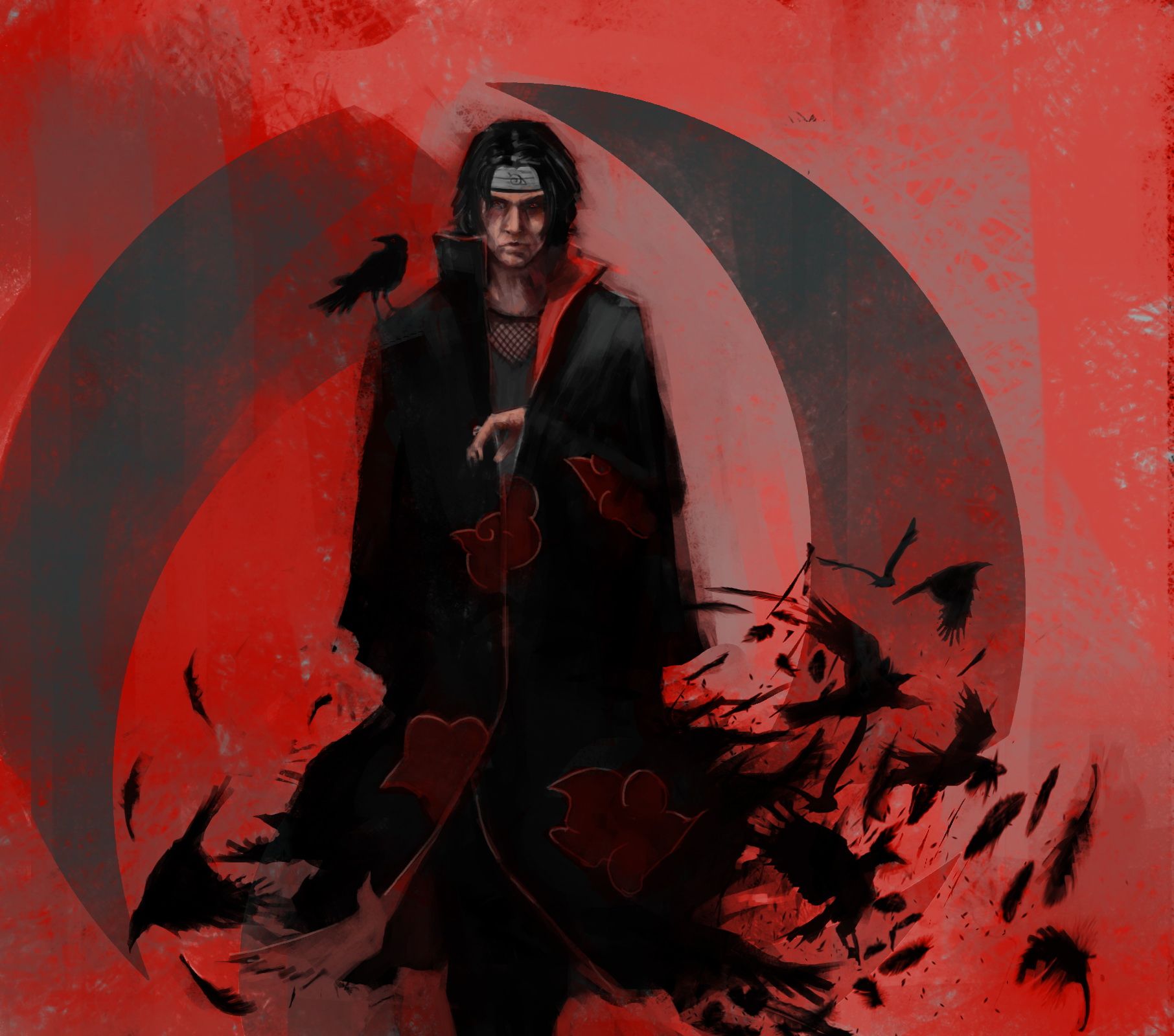 Cool Itachi Uchiha Naruto Art Wallpapers