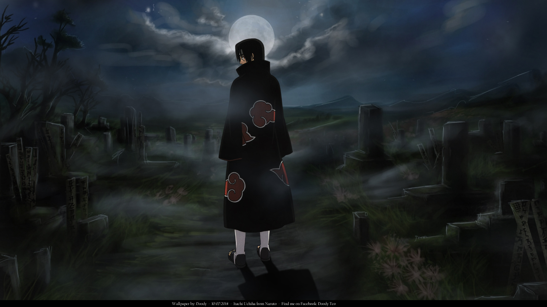 Cool Itachi Uchiha Naruto Art Wallpapers