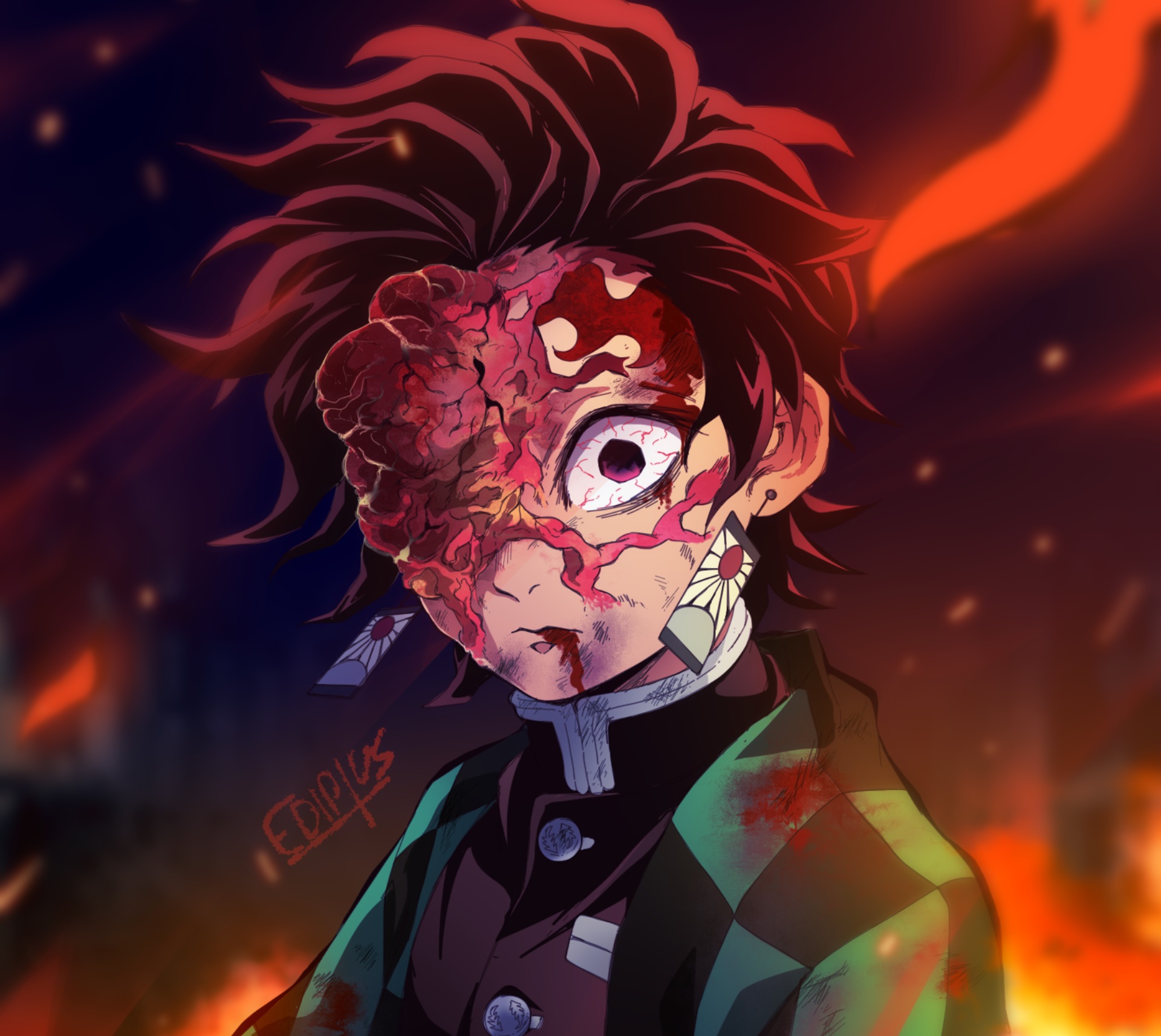 Demon Slayer Kimetsu No Yaiba Hd Tanjiro Kamado Wallpapers