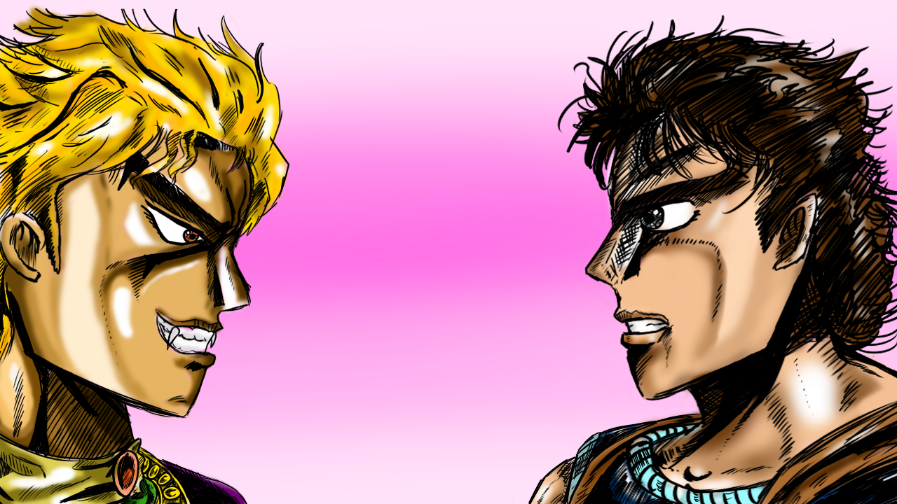 Dio Brando Vs Jonathan Joestar Wallpapers