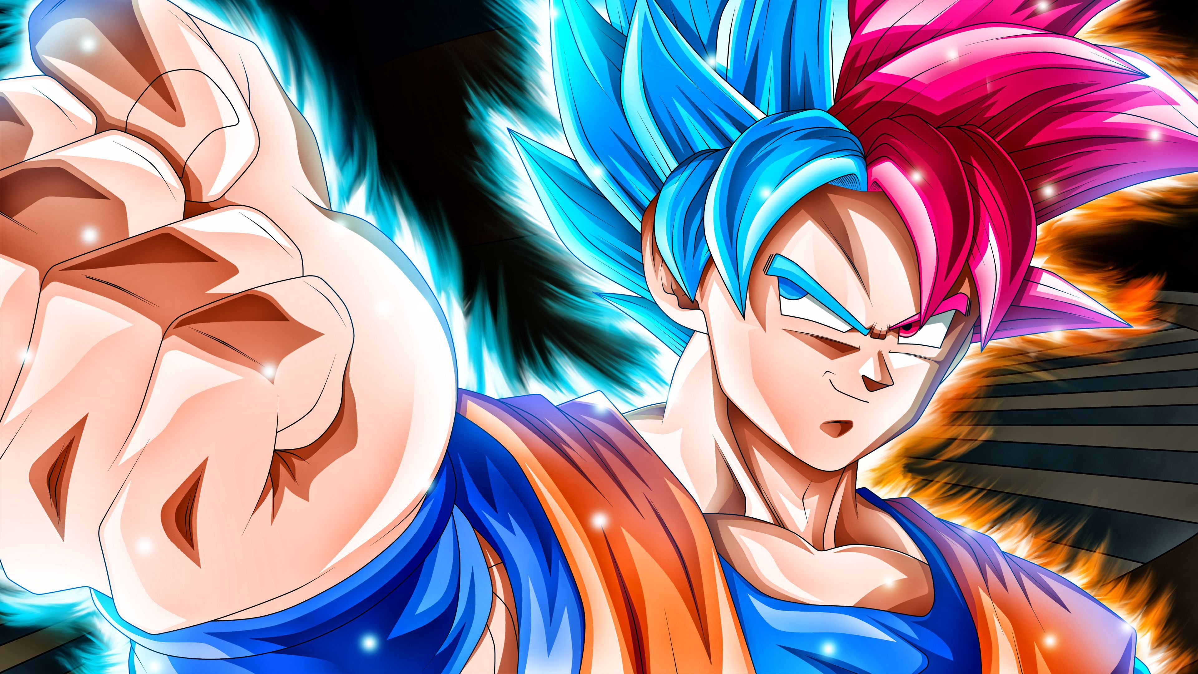 Dragon Ball Z Goku Super Saiyan God Wallpapers