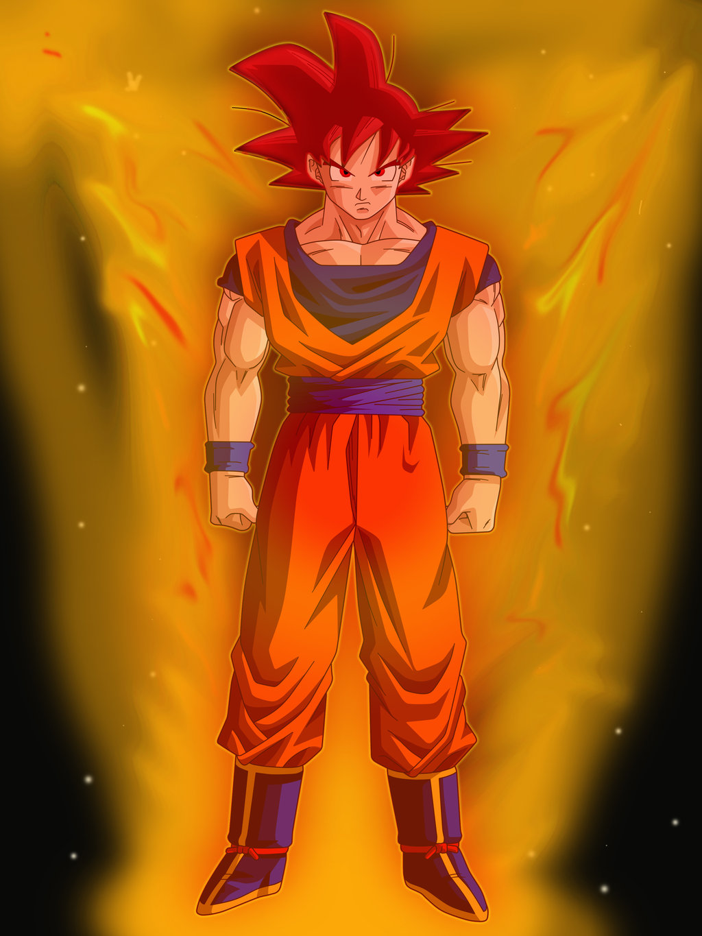 Dragon Ball Z Goku Super Saiyan God Wallpapers