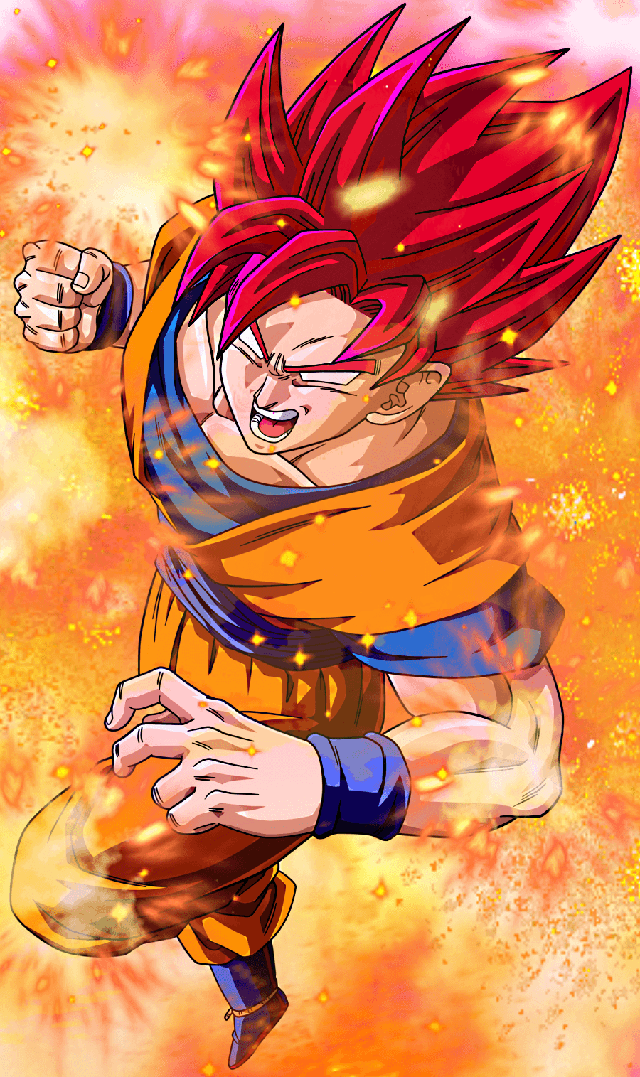 Dragon Ball Z Goku Super Saiyan God Wallpapers