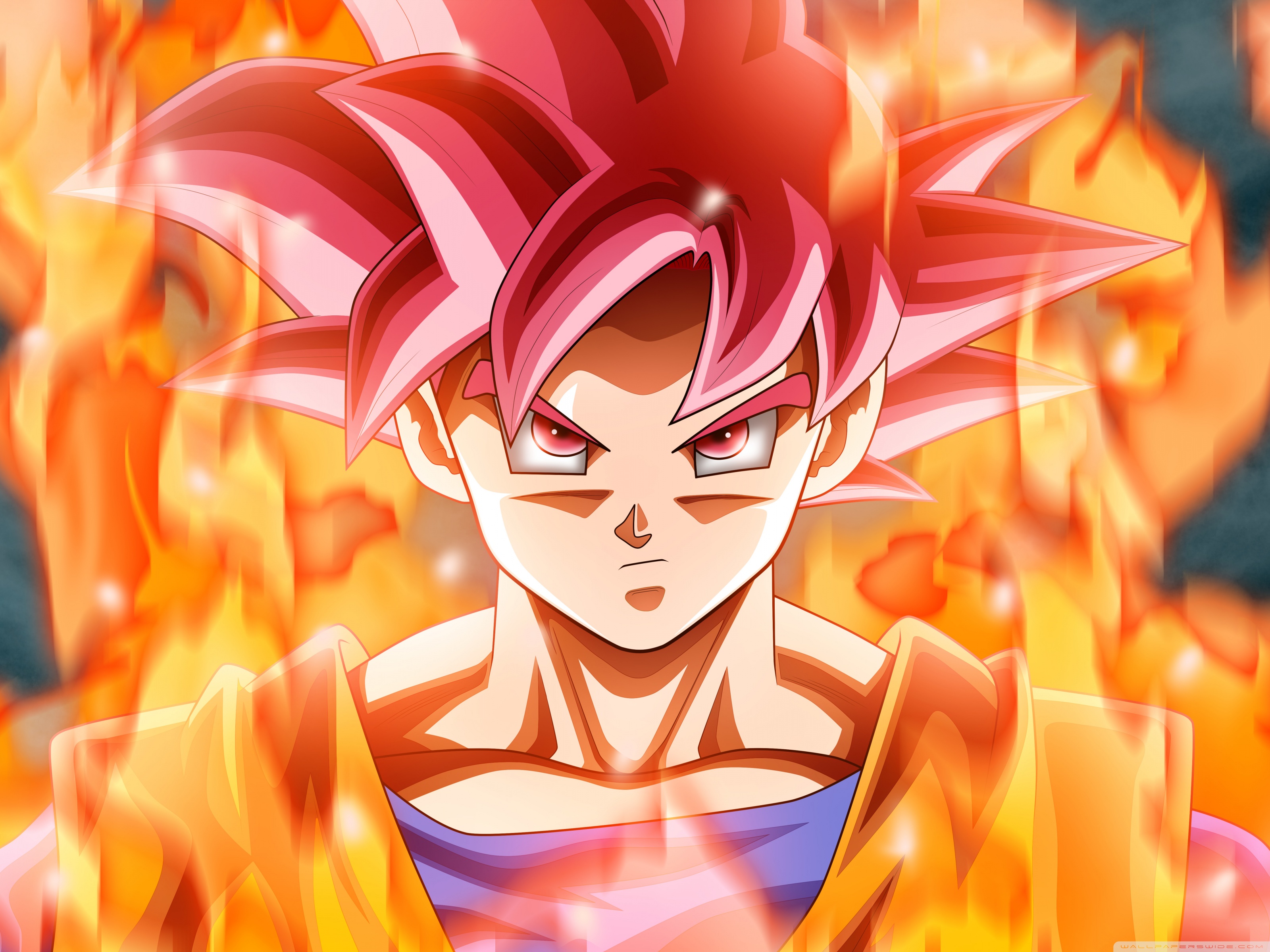 Dragon Ball Z Goku Super Saiyan God Wallpapers