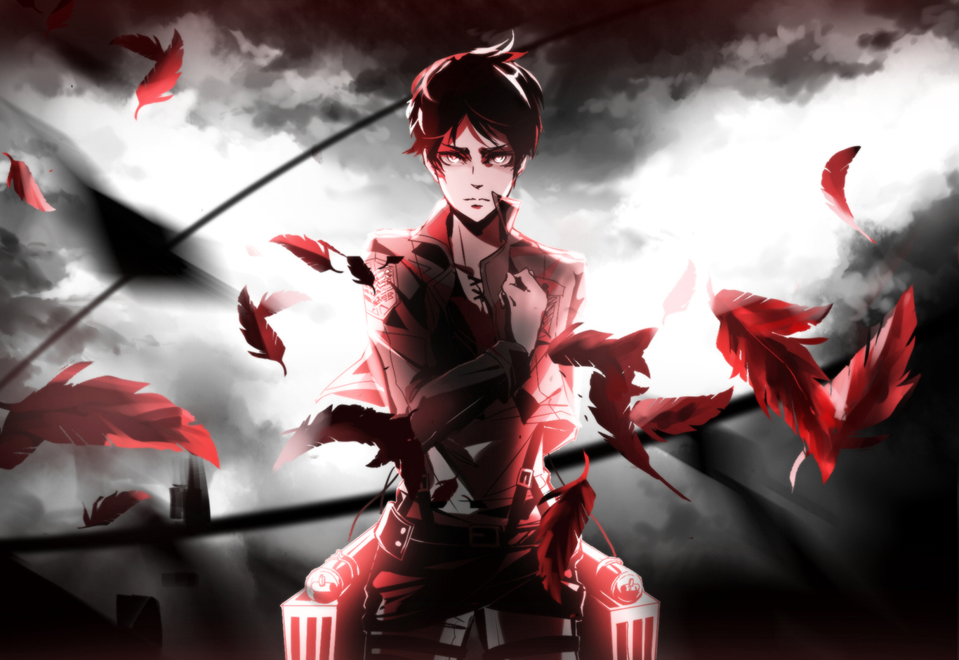 Eren Yeager Anime Art 4K Wallpapers