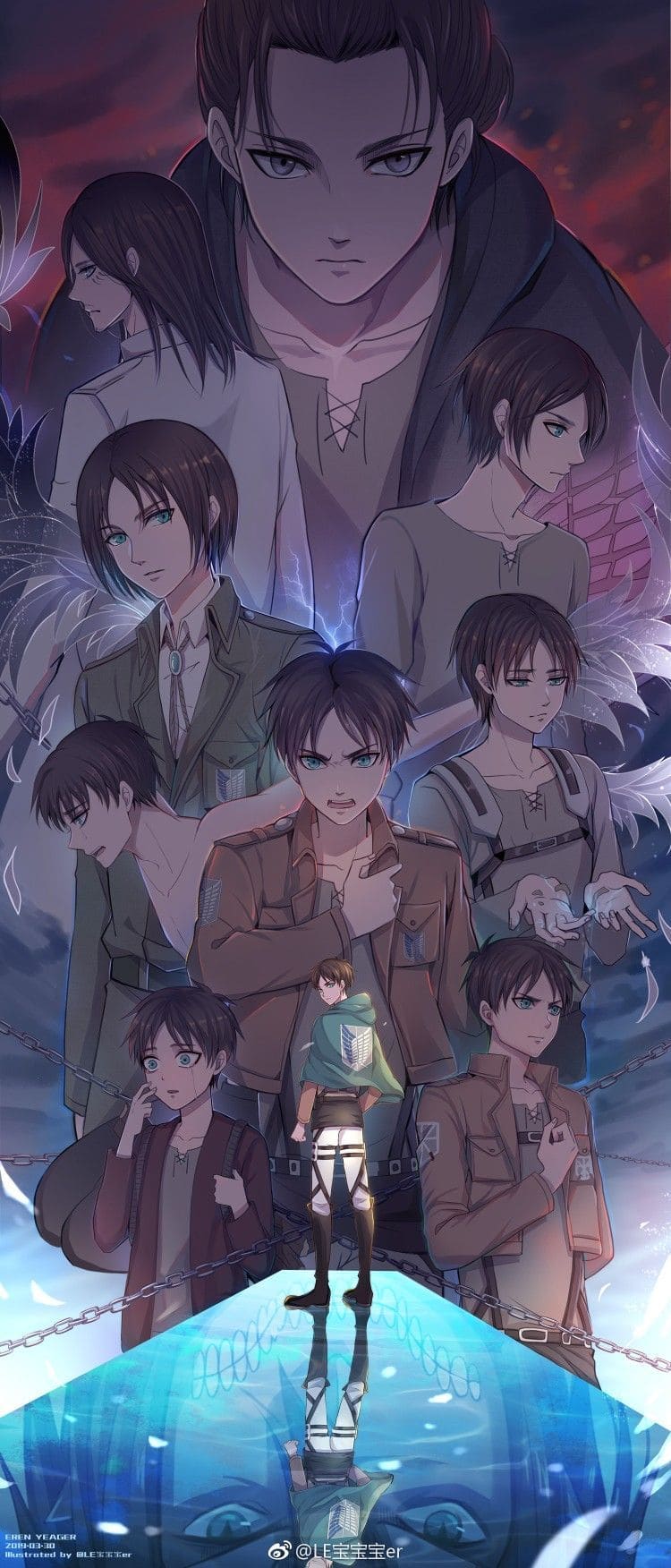 Eren Yeager Attack On Titan Artwork Wallpapers