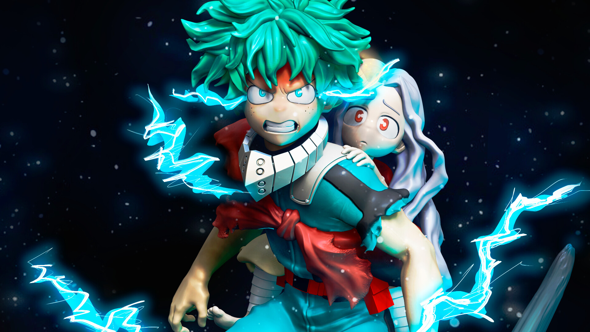 Eri And Izuku Midoriya Wallpapers