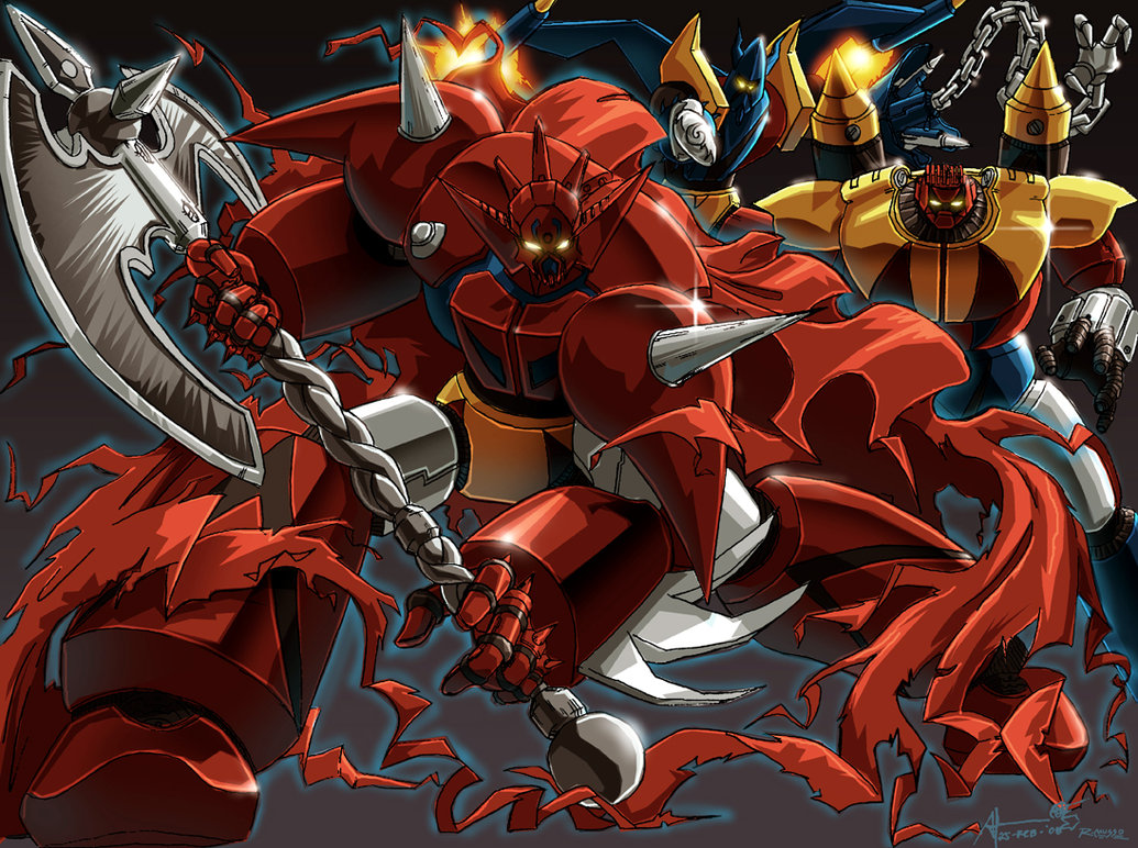 Getter Robo Devolution Art Wallpapers