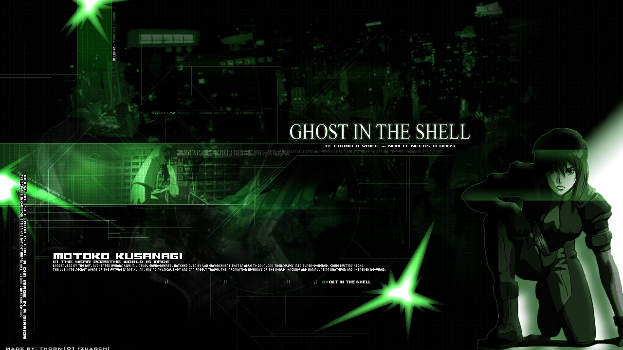 Ghost In The Shell Motoko Kusanagi Wallpapers