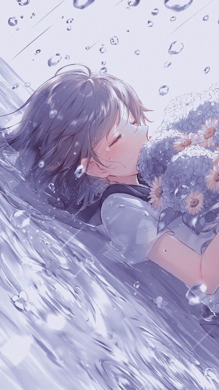 Girl In Water Anime Wallpapers