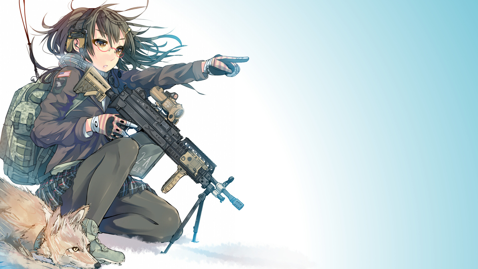 Girl With Gun Anime Wallpapers