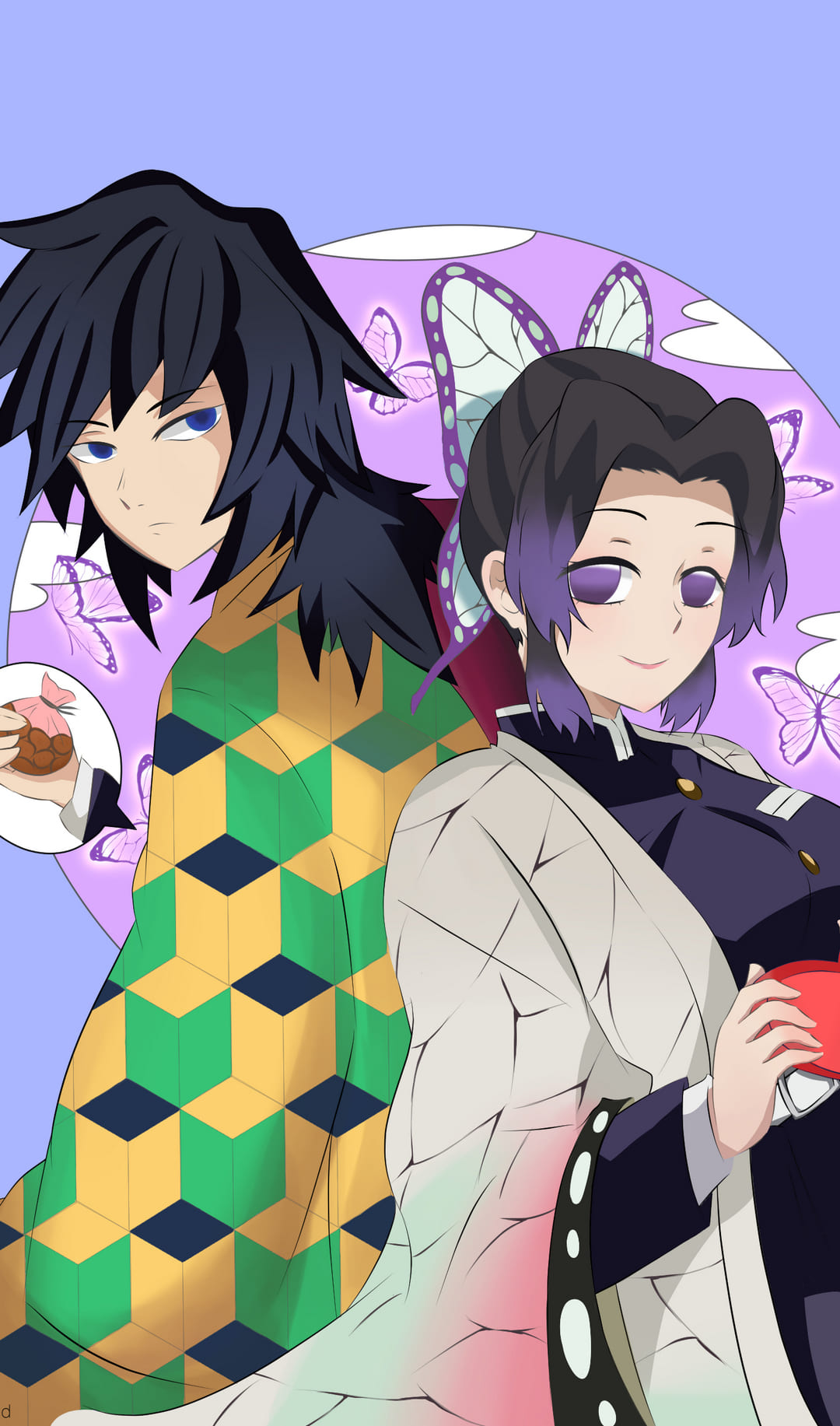 Giyuu Tomioka And Shinobu Kochou Wallpapers