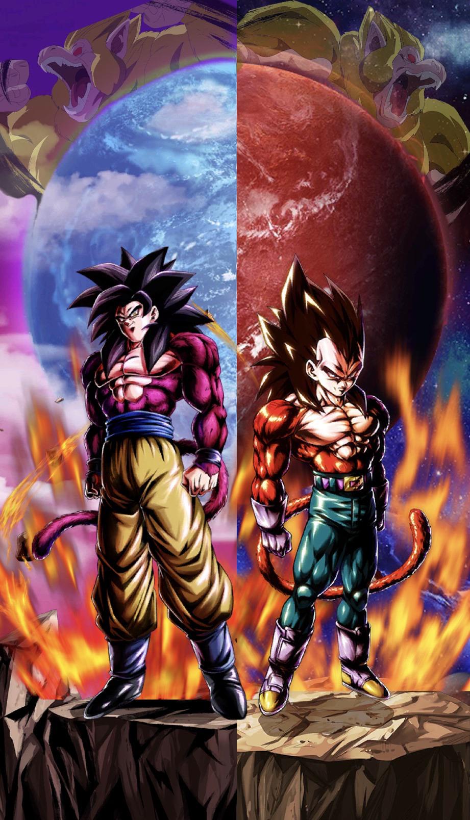 Goku &Amp; Vegeta Ssj4 Wallpapers