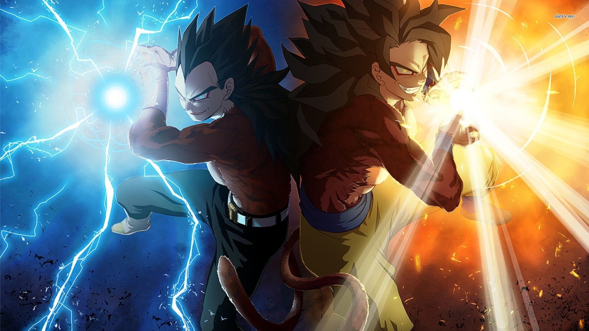 Goku &Amp; Vegeta Ssj4 Wallpapers