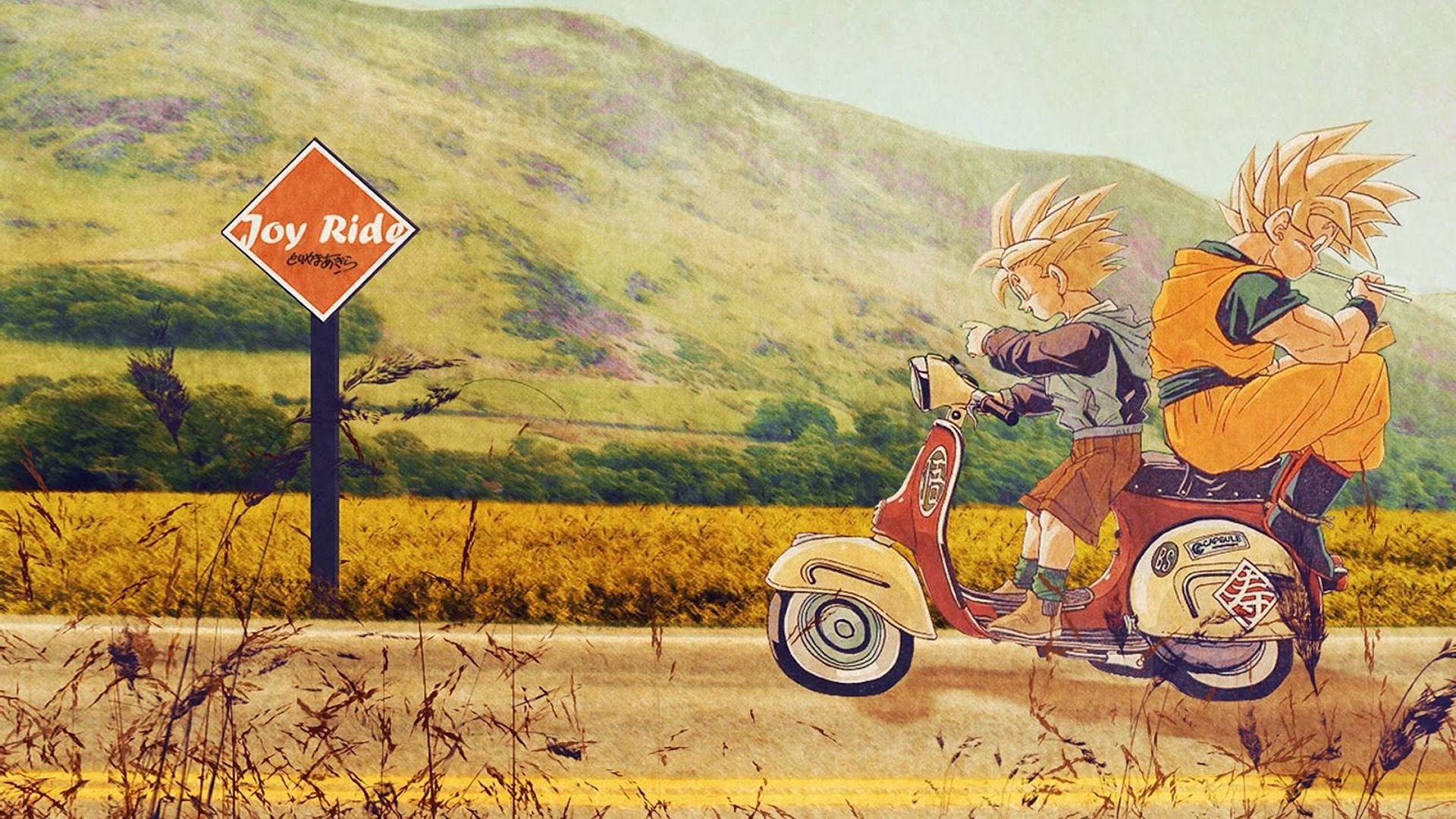 Goku Motorcycle Wallpapers