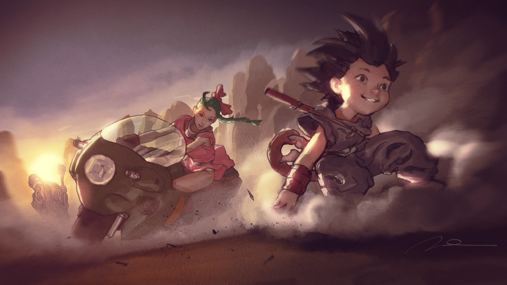 Goku Motorcycle Wallpapers