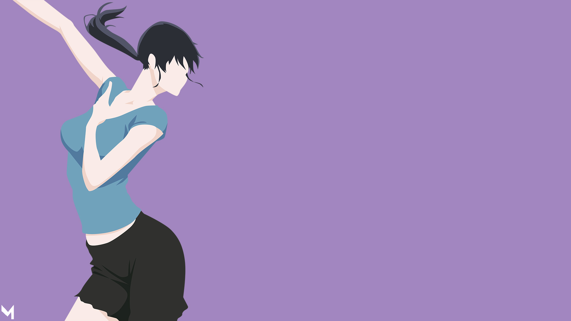 Hanaoka Shizuku Ballroom E Youkoso Minimalism Wallpapers