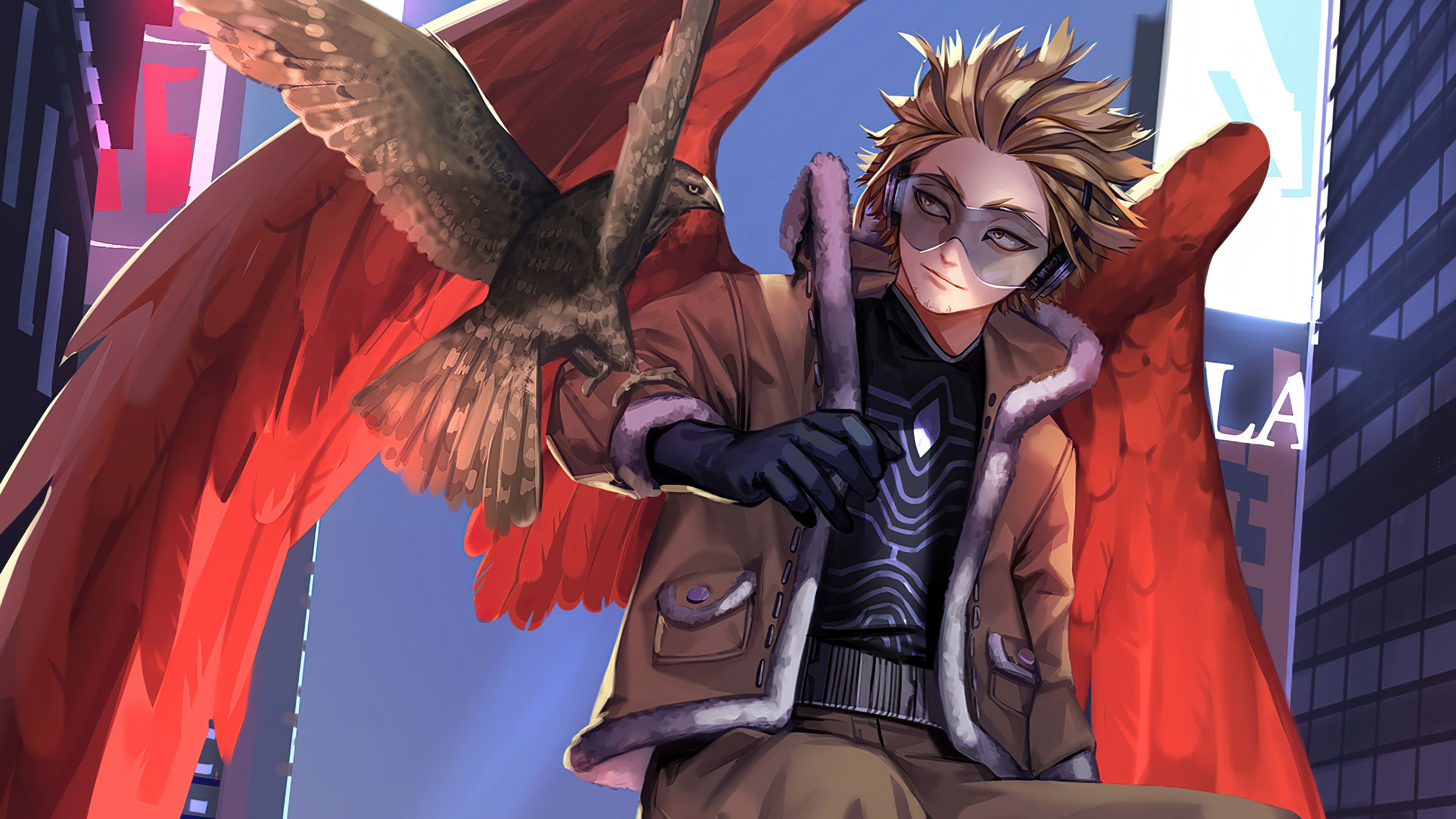 Hawks 4K Boku No Hero Academia Art Wallpapers