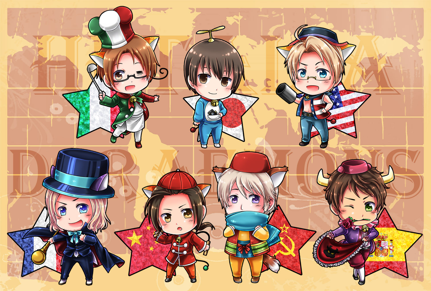 Hetalia: Axis Powers Wallpapers