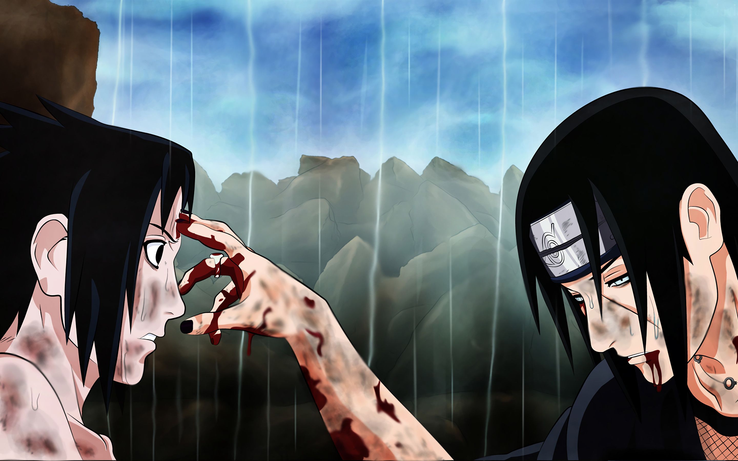 Itachi Vs Sasuke 4K Naruto Wallpapers