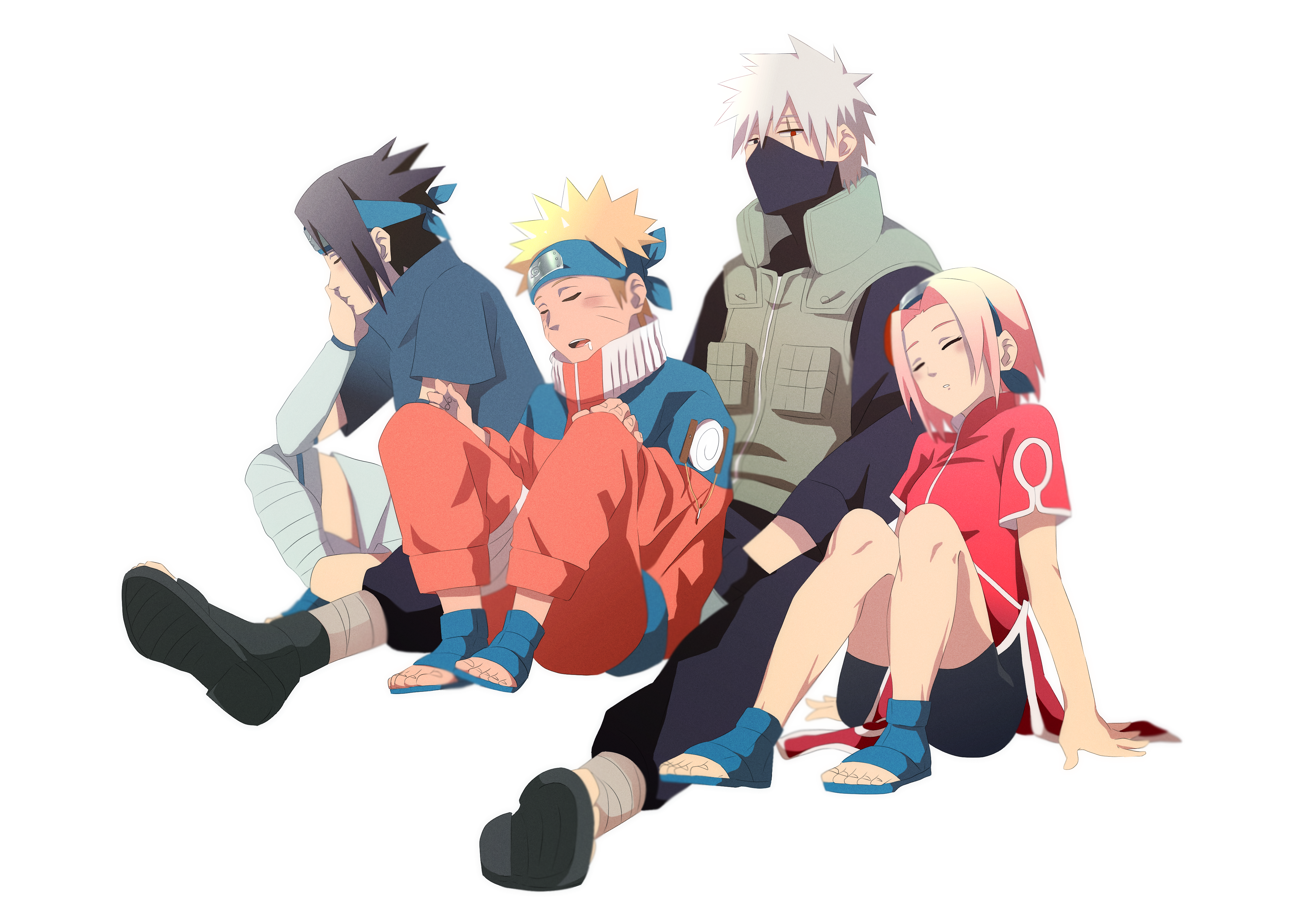 Kakashi Hatake Naruto Uzumaki Sakura Haruno Sasuke Uchiha Wallpapers