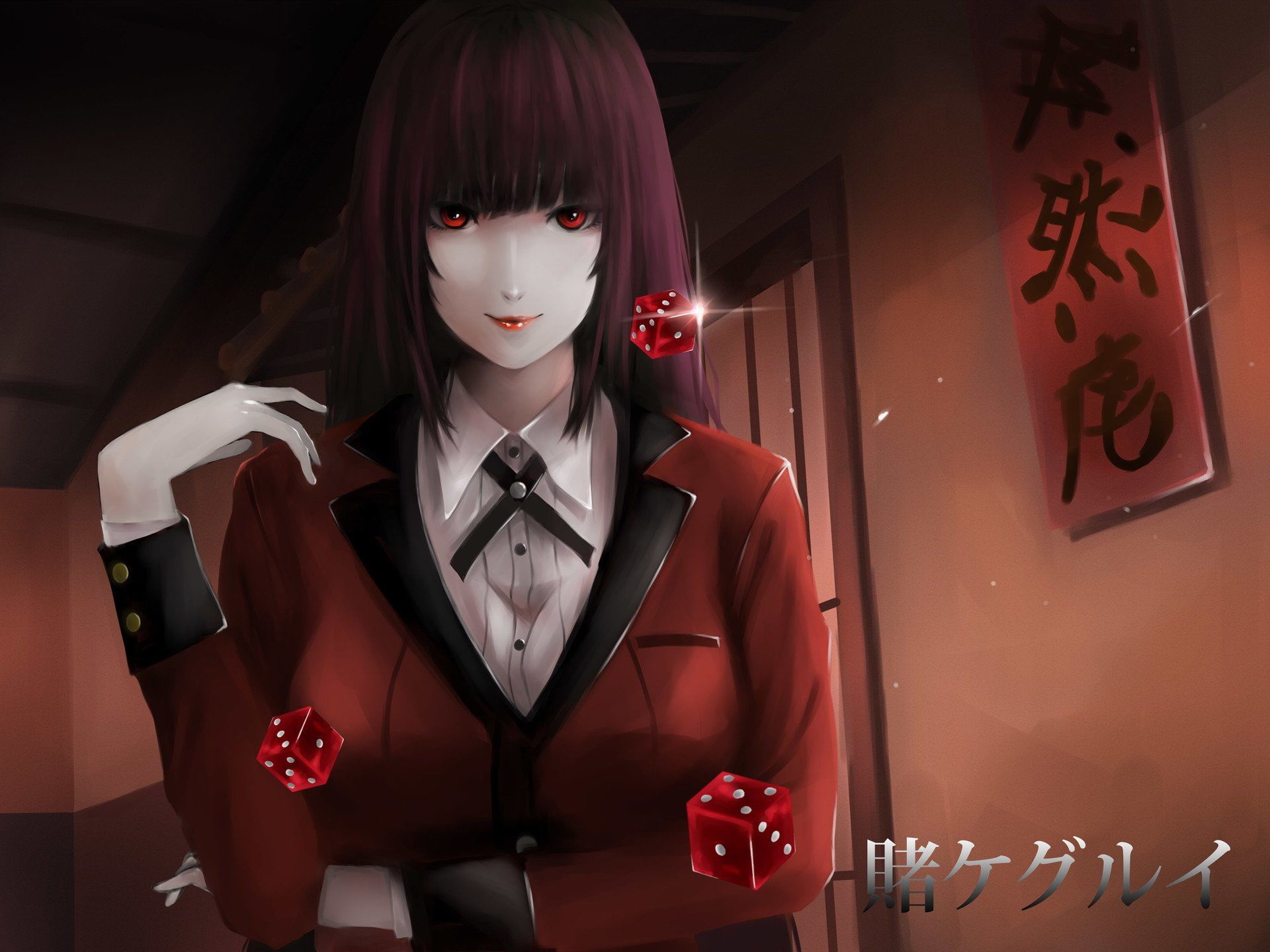 Kakegurui Jabami Yumeko Anime Girl Wallpapers