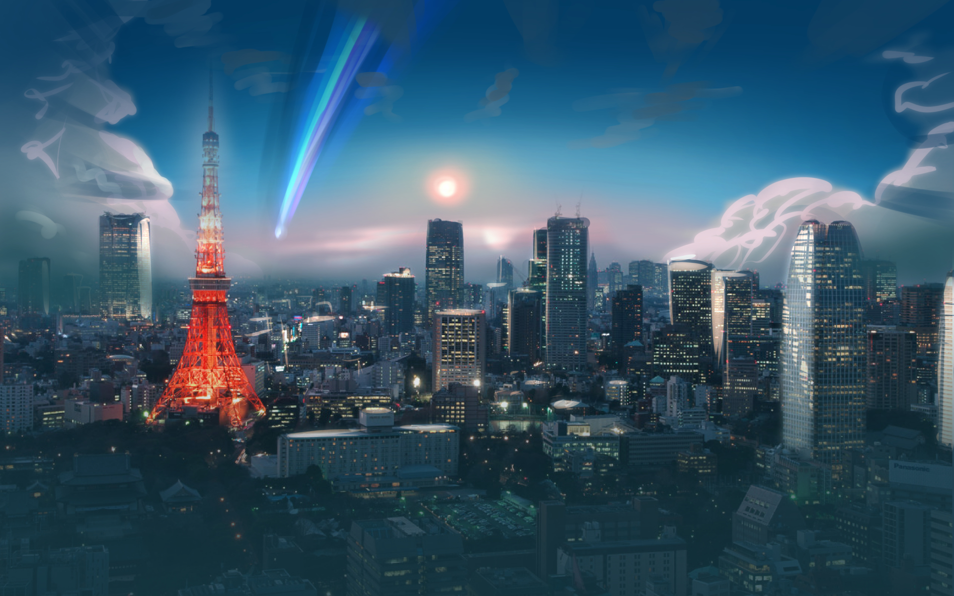 Kimi No Na Wa Anime City Wallpapers